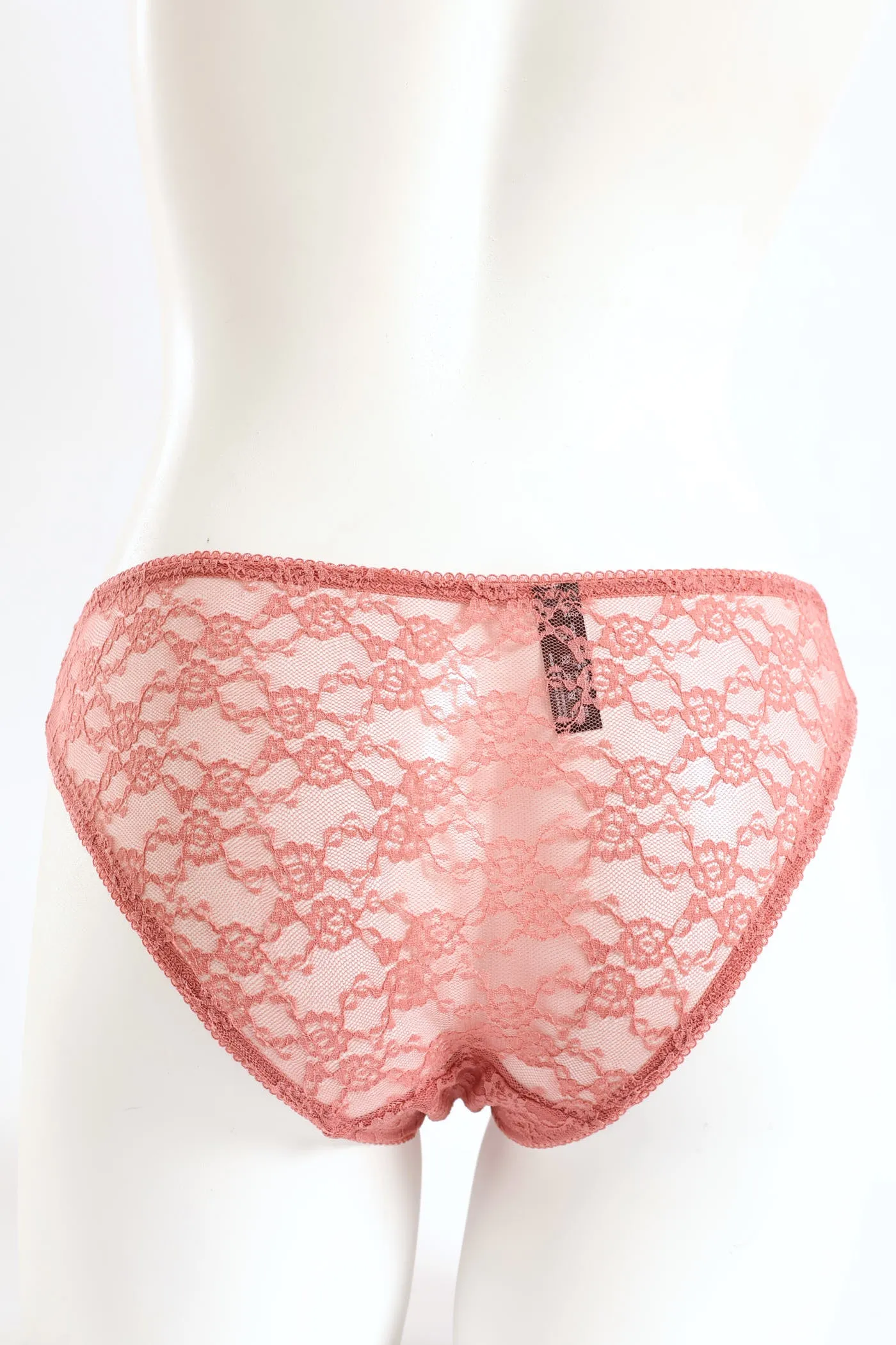 Full Lace Brazilian Panty - Dusty Rose sold by Edgars product image thumbnail 2