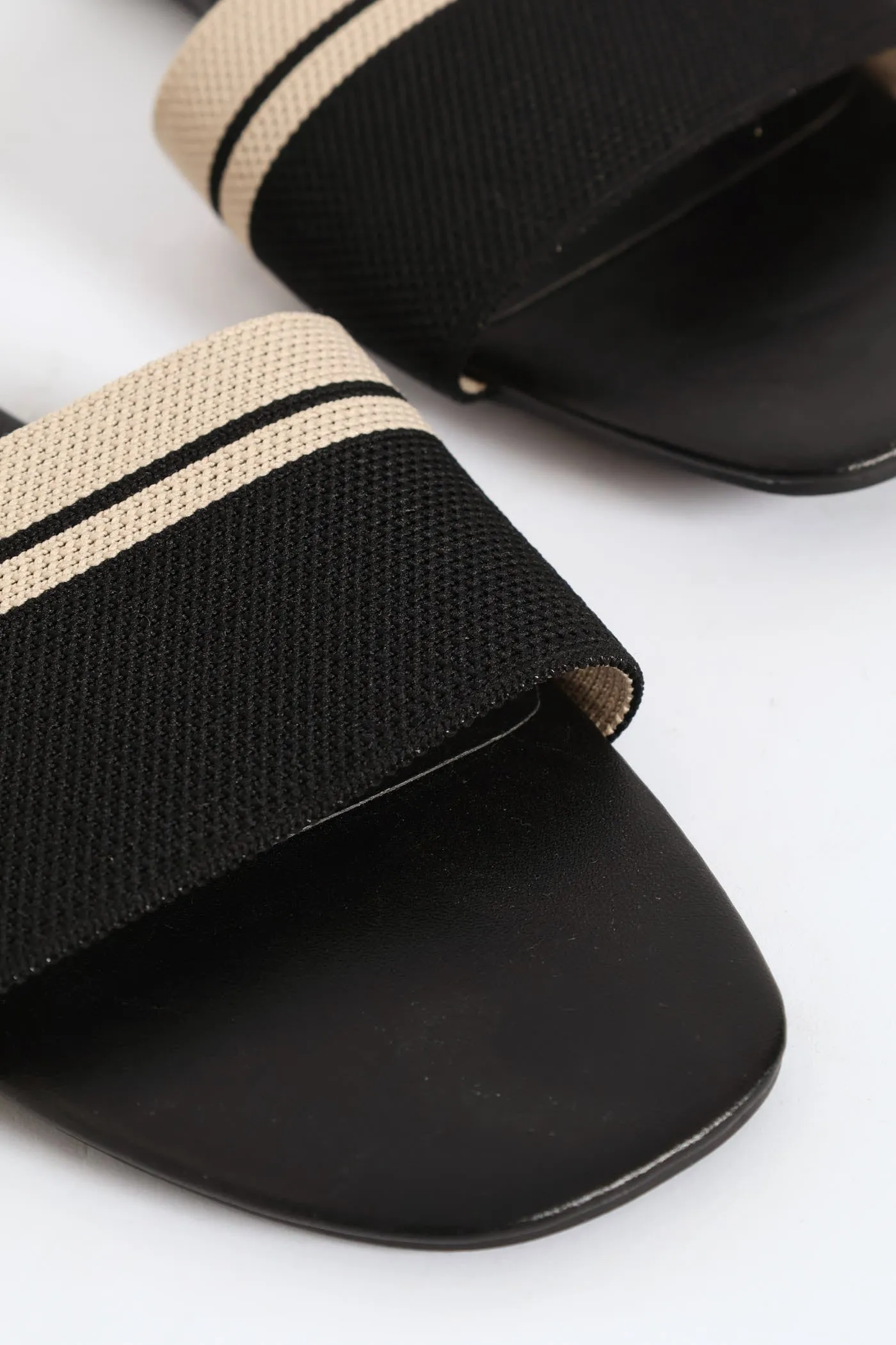 Ribbed Single Band Mule Sandal - Black sold by Edgars product image thumbnail 2