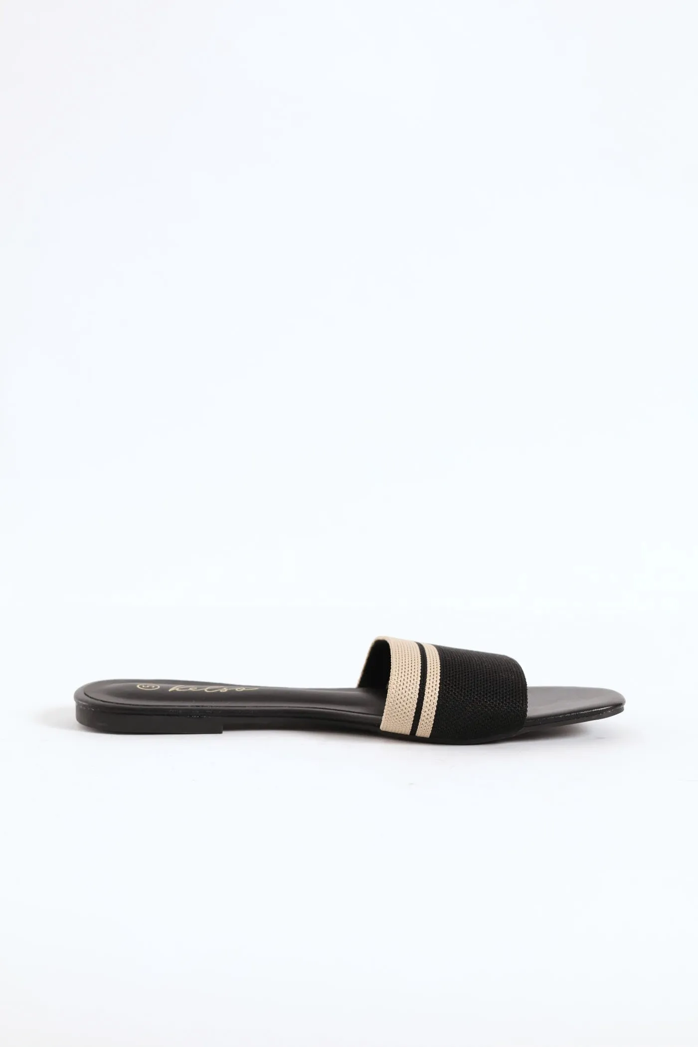Ribbed Single Band Mule Sandal - Black sold by Edgars product image thumbnail 3