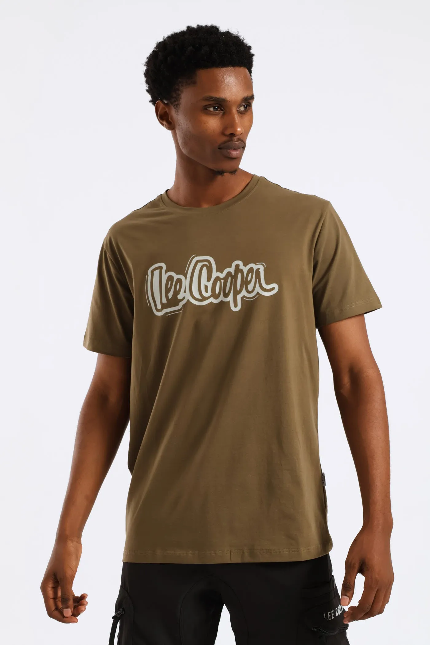 Dominic Tee - Olive sold by Edgars
