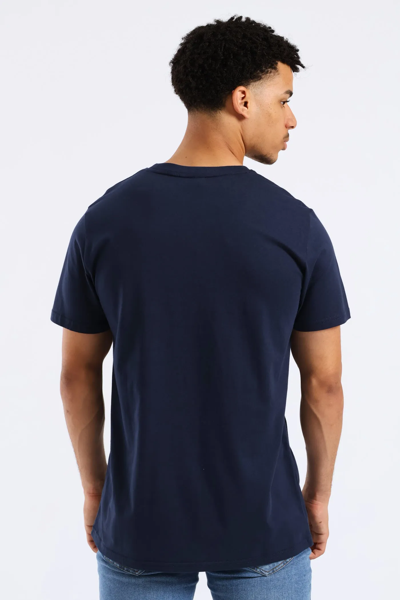 Stripe Logo Tee - Navy sold by Edgars product image thumbnail 4