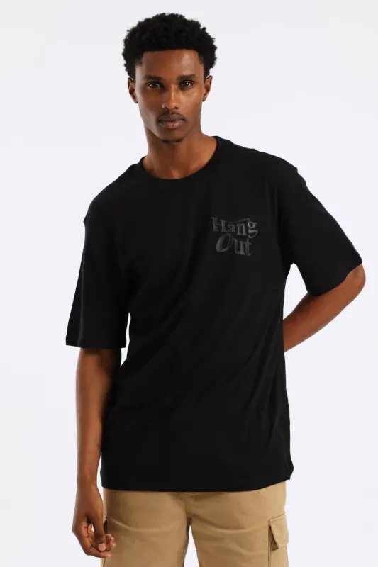 HD Print Tee - Black sold by Edgars