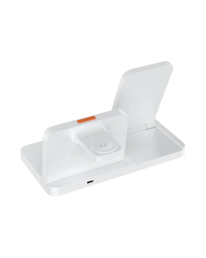 4-in-1 15w Hybrid Wireless Charger Stand - White sold by Edgars product image thumbnail 3