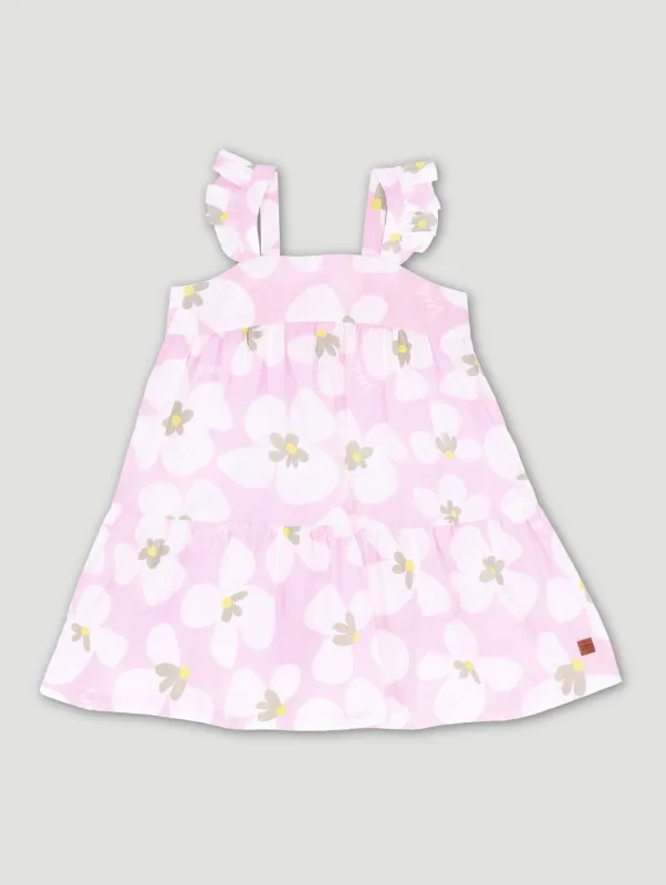 Keedo Pre-Girls Blooms  Tiered Dress - Pink sold by Edgars