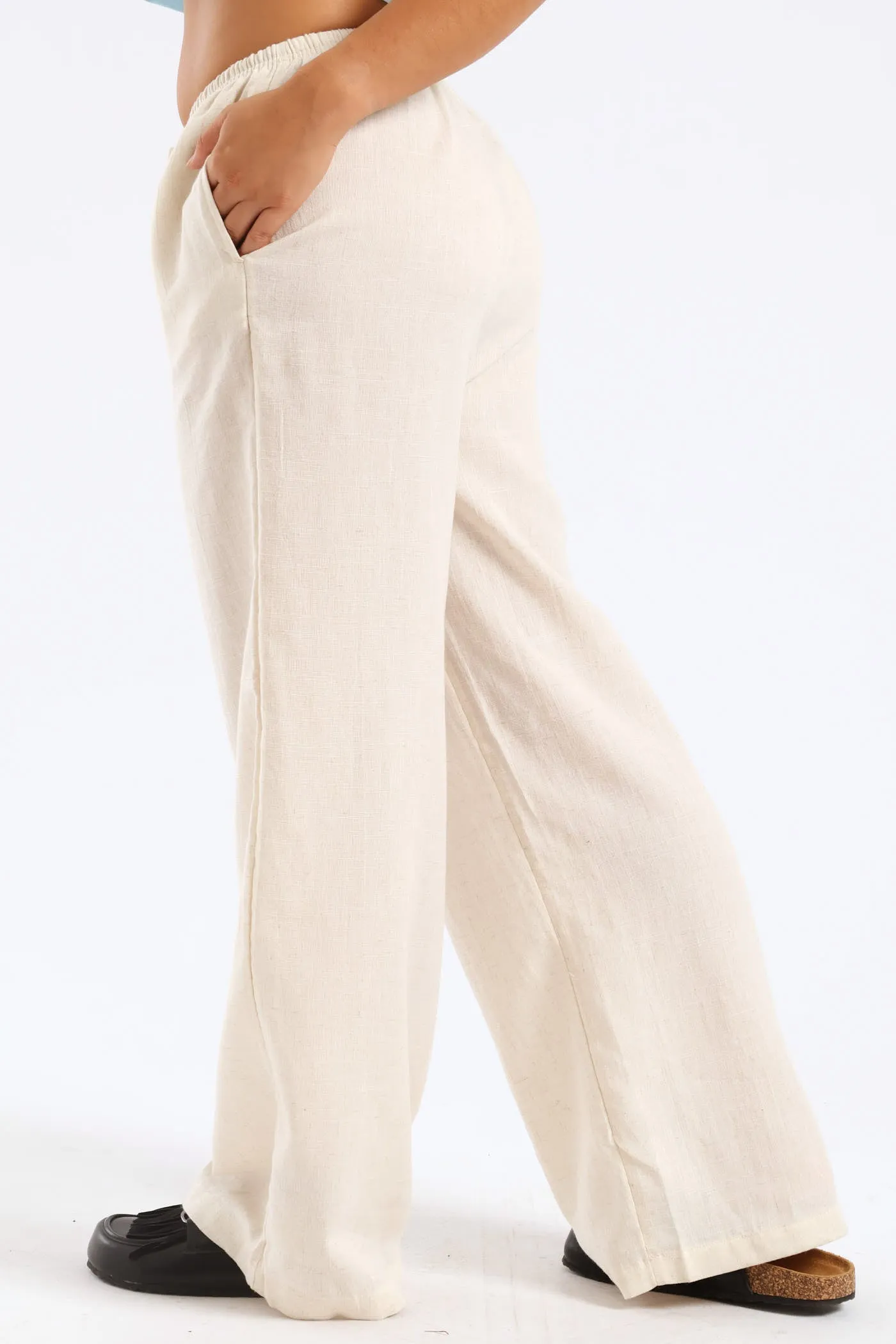Linen Relaxed Pant - Beige sold by Edgars product image thumbnail 2