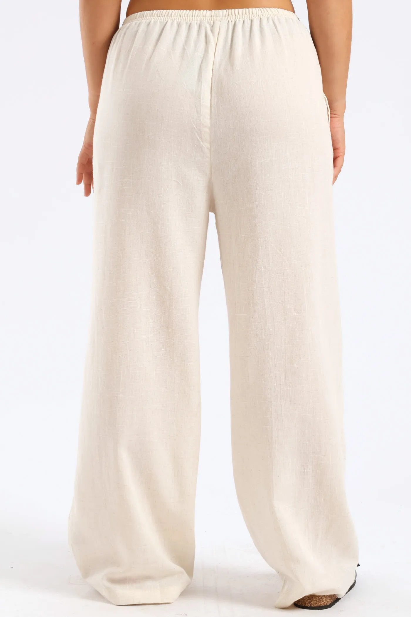 Linen Relaxed Pant - Beige sold by Edgars product image thumbnail 3