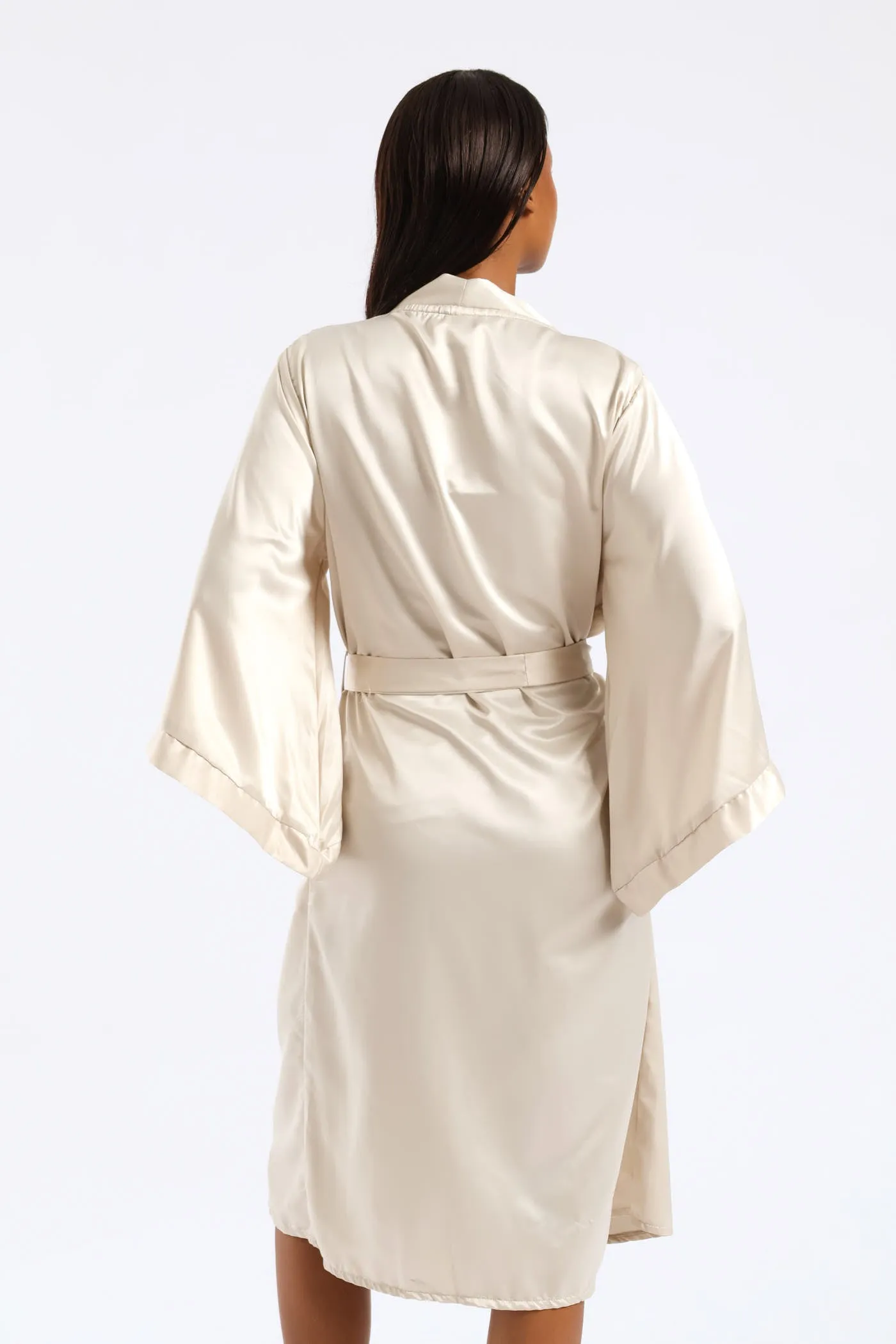 3/4 Sleeve Satin Gown - Cream sold by Edgars product image thumbnail 4