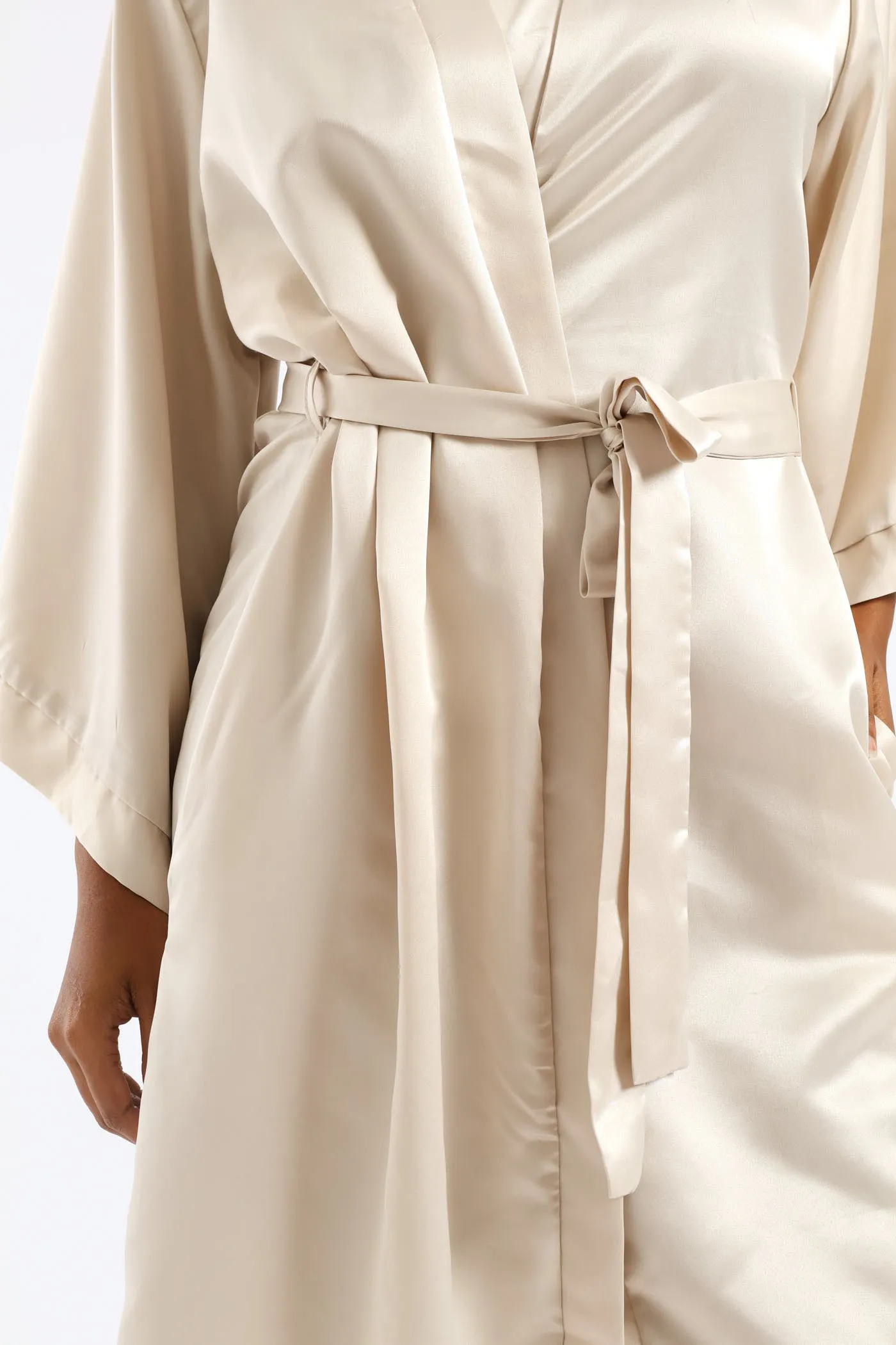 3/4 Sleeve Satin Gown - Cream sold by Edgars product image thumbnail 5