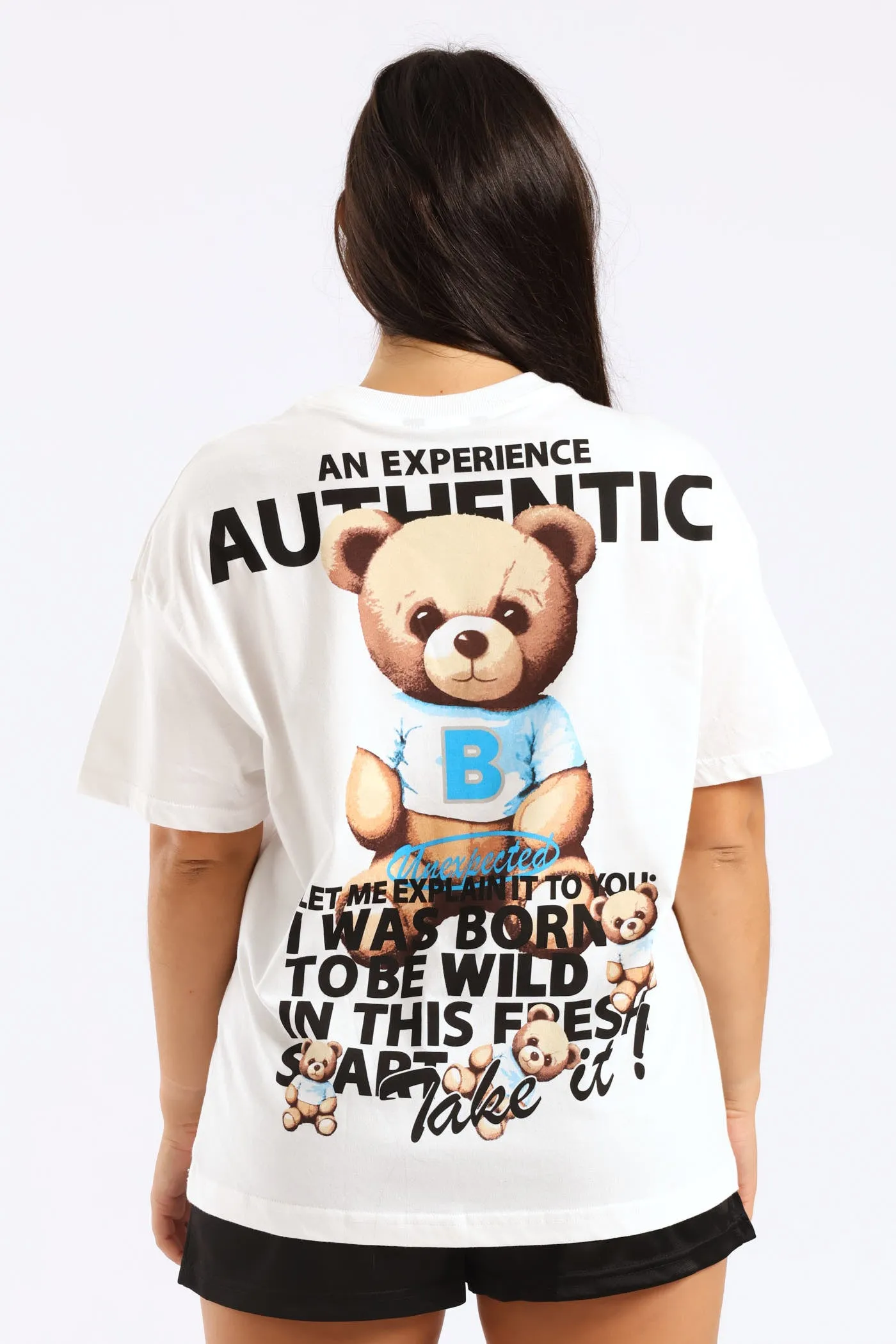 Oversized Teddy Tee - Cream sold by Edgars product image thumbnail 2