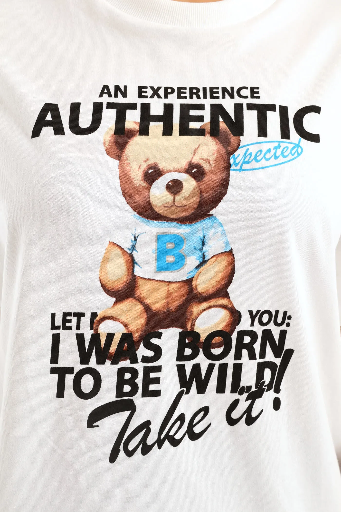 Oversized Teddy Tee - Cream sold by Edgars product image thumbnail 5