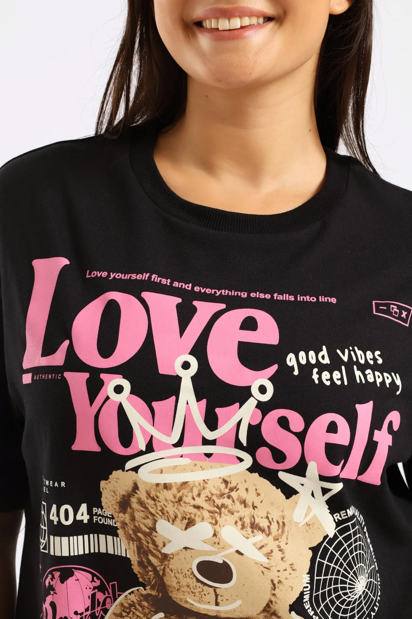 Oversized Graphic Tee - Black sold by Edgars product image thumbnail 2