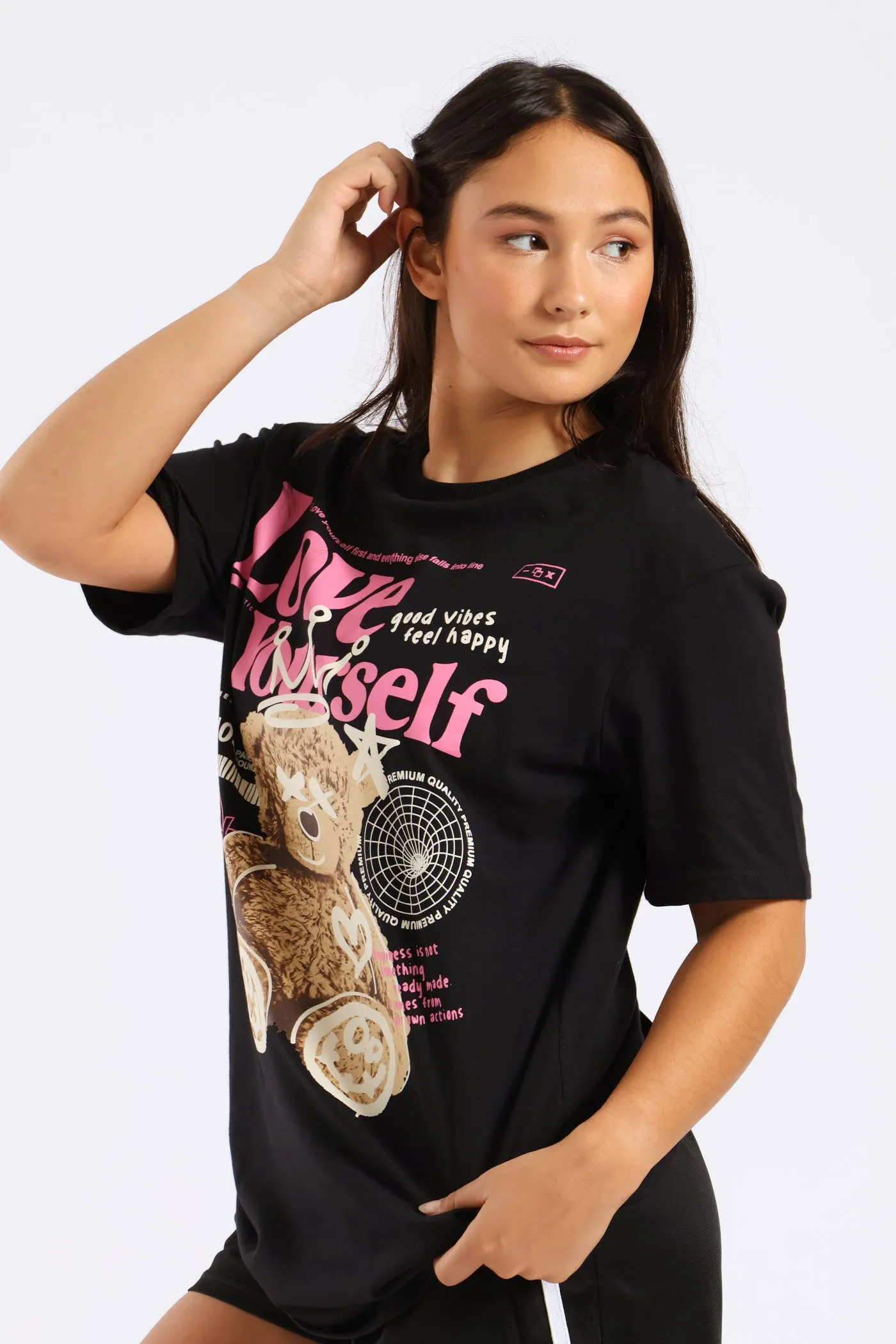 Oversized Graphic Tee - Black sold by Edgars product image thumbnail 3