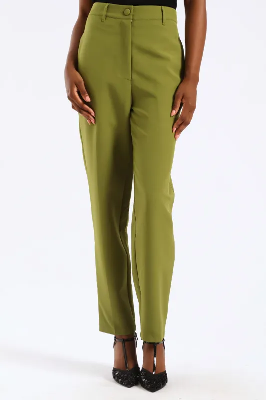 Welt Pocket Slim Leg Pant - Matcha sold by Edgars