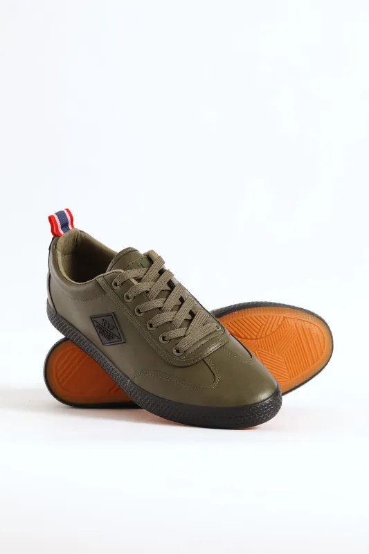 Le Mans Basic Sneaker - Olive sold by Edgars