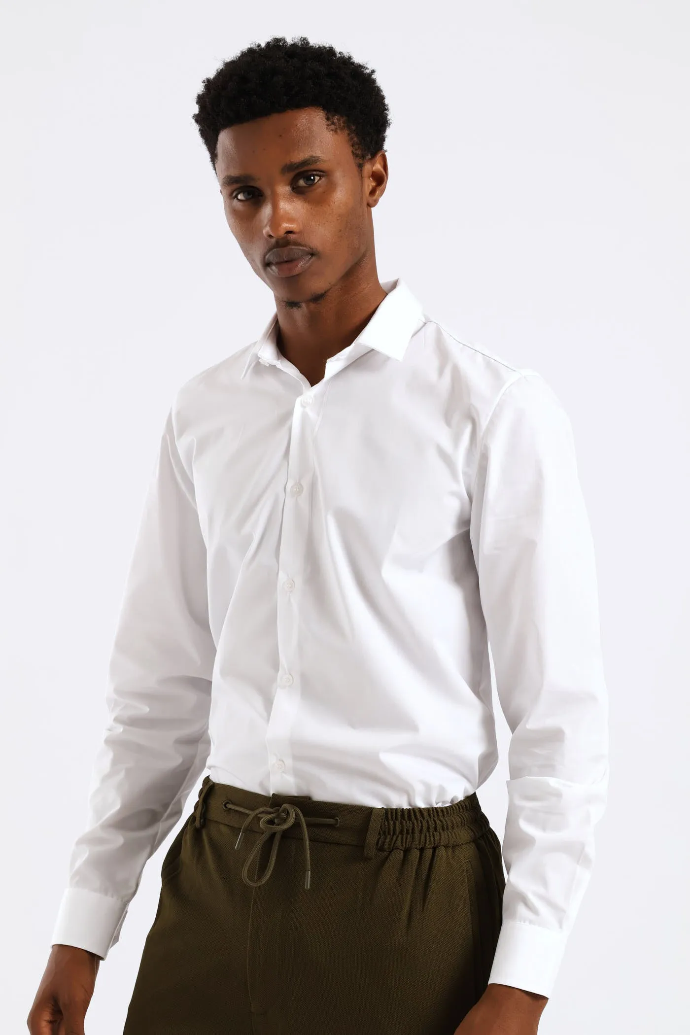 Easy Care Long Sleeve Shirt - White sold by Edgars product image thumbnail 3