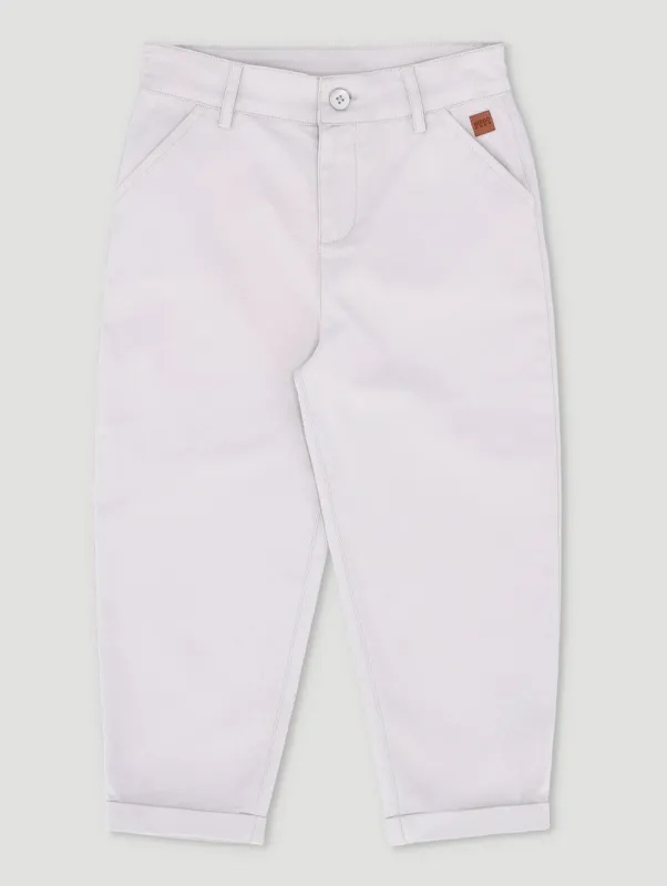 Keedo Boys Premium Chino Pant - Light Grey sold by Edgars