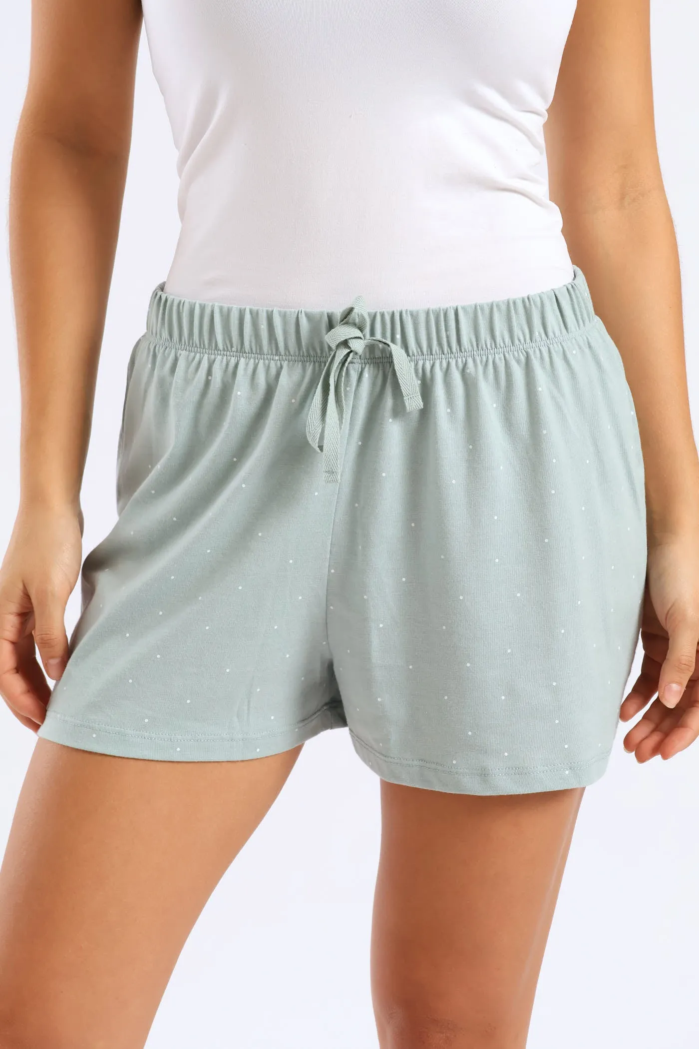 Micro Spot Short - Sage sold by Edgars