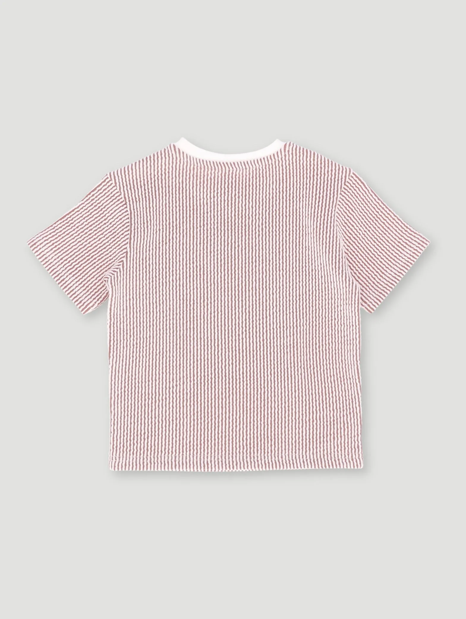 Pre- Boys Seersucker Texture Tee - Rust sold by Edgars product image thumbnail 2