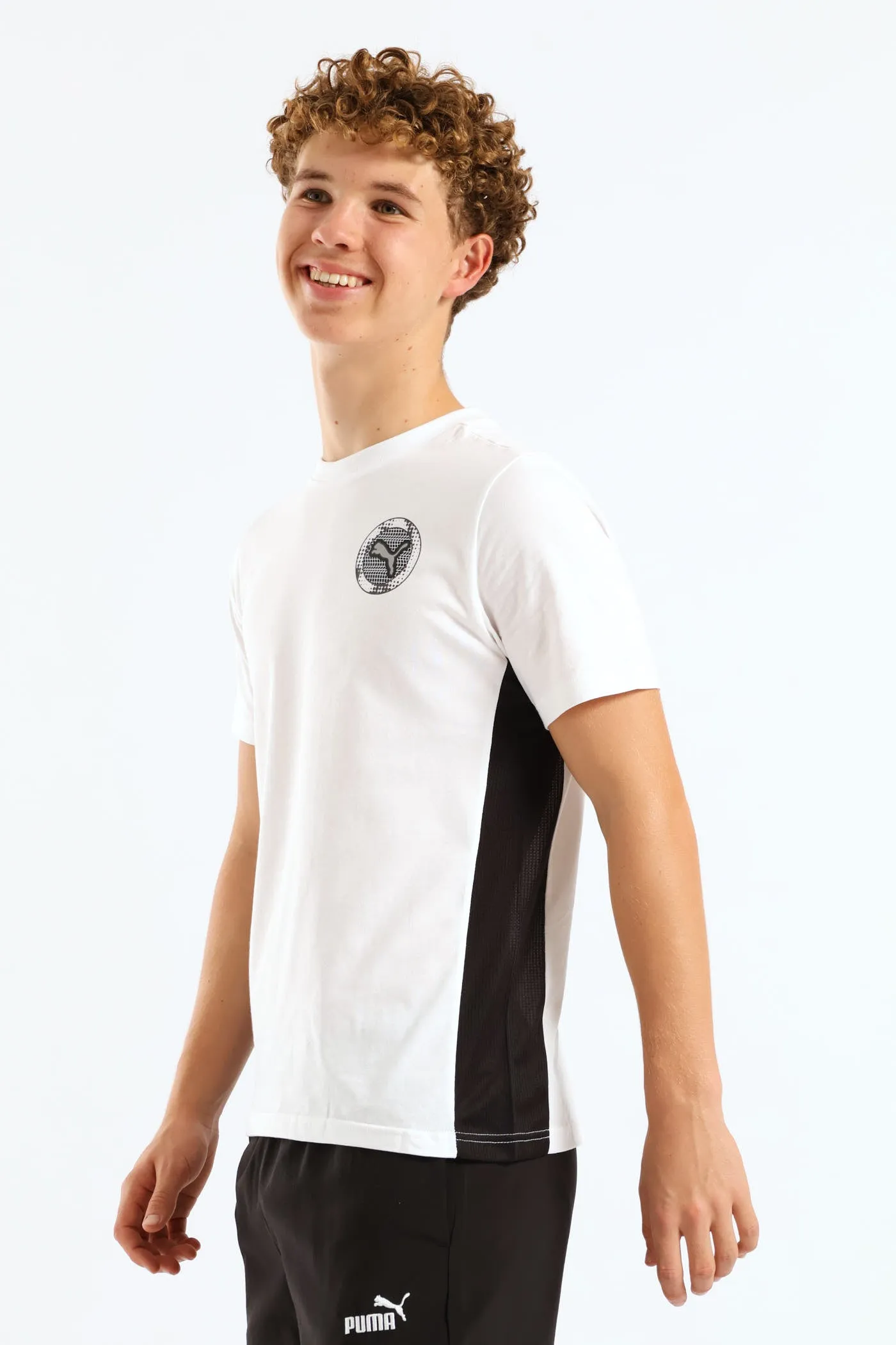 Boys Active Sports Tee - White sold by Edgars product image thumbnail 3