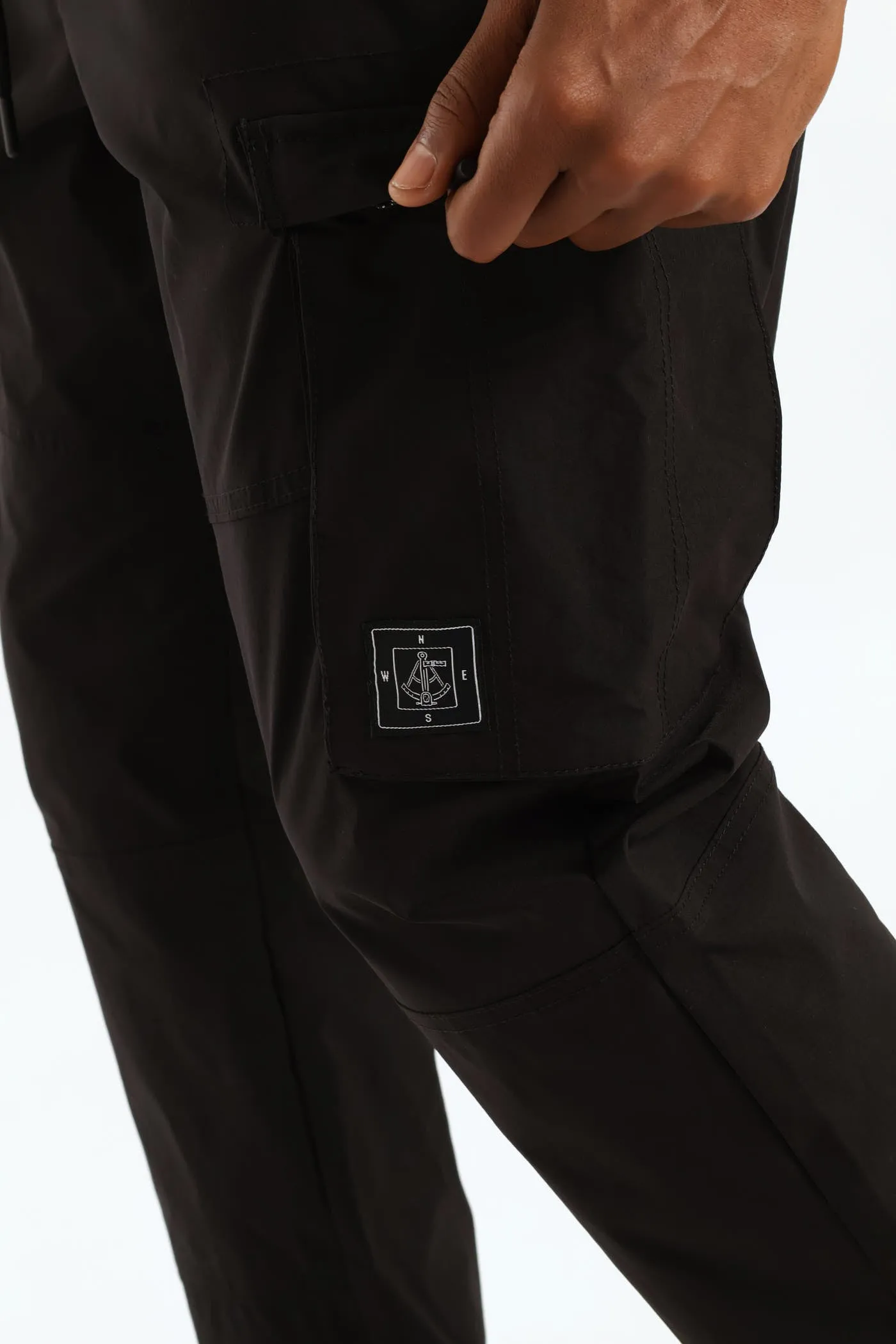 Zip Pocket Tech Utility Cargo Pants - Black sold by Edgars product image thumbnail 4
