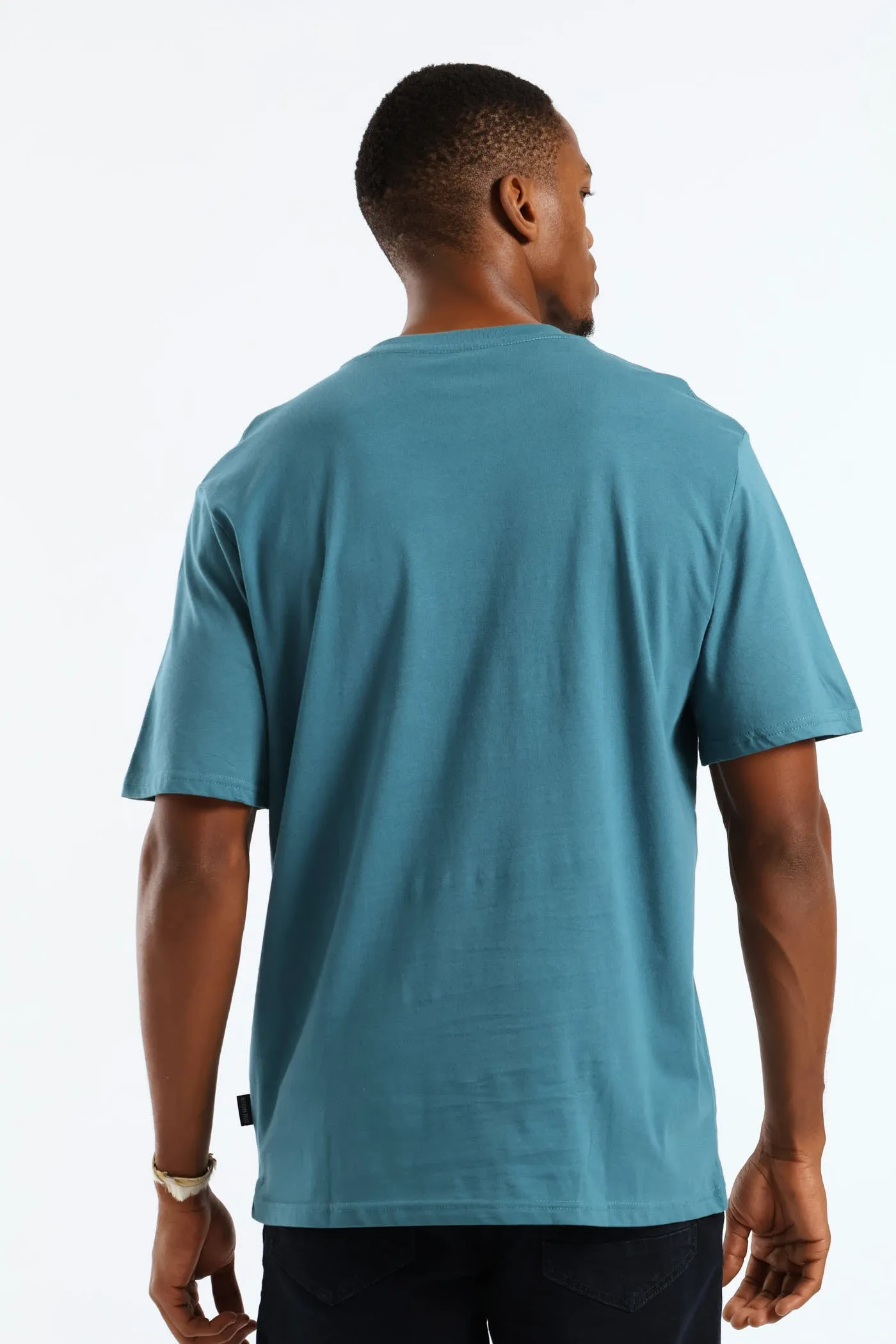 Original Chest Print Tee - Teal sold by Edgars product image thumbnail 2