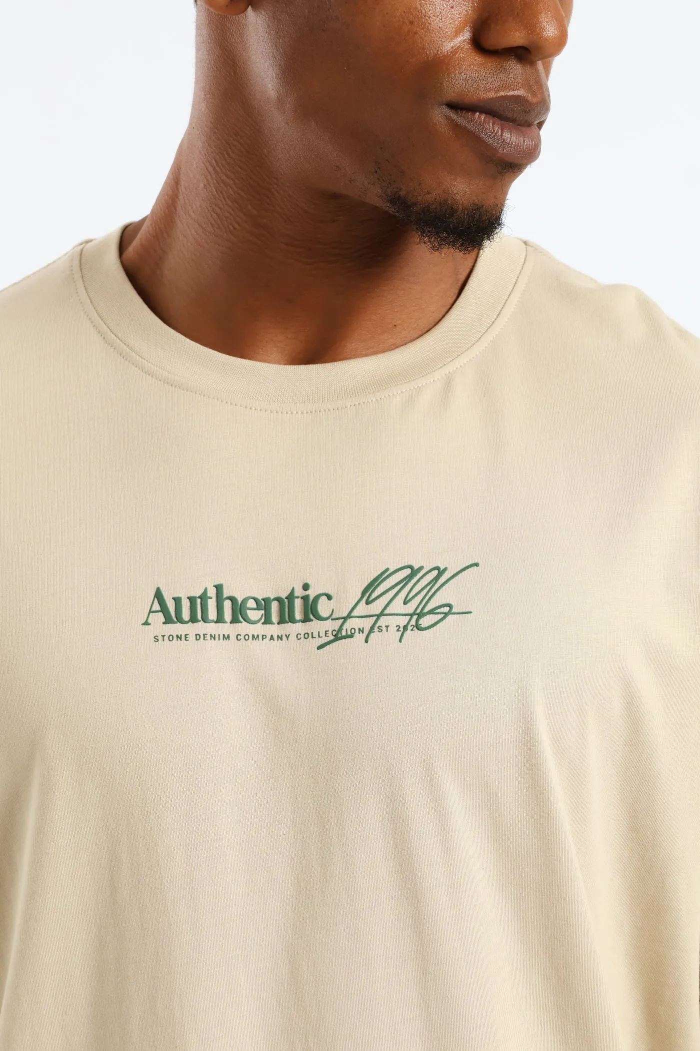 Photo Topographic Mt Front & Back Tee - Taupe sold by Edgars product image thumbnail 4