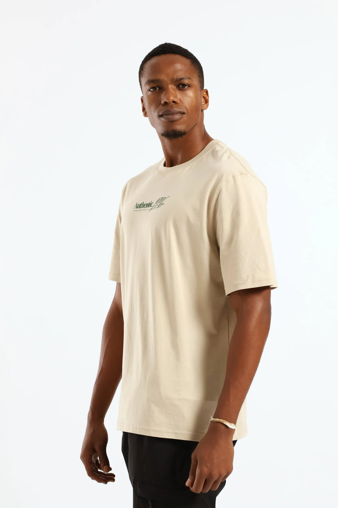 Photo Topographic Mt Front & Back Tee - Taupe sold by Edgars product image thumbnail 3