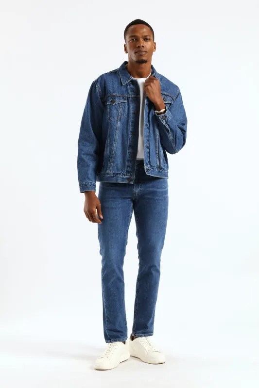 The Trucker Jacket - Medium Wash sold by Edgars