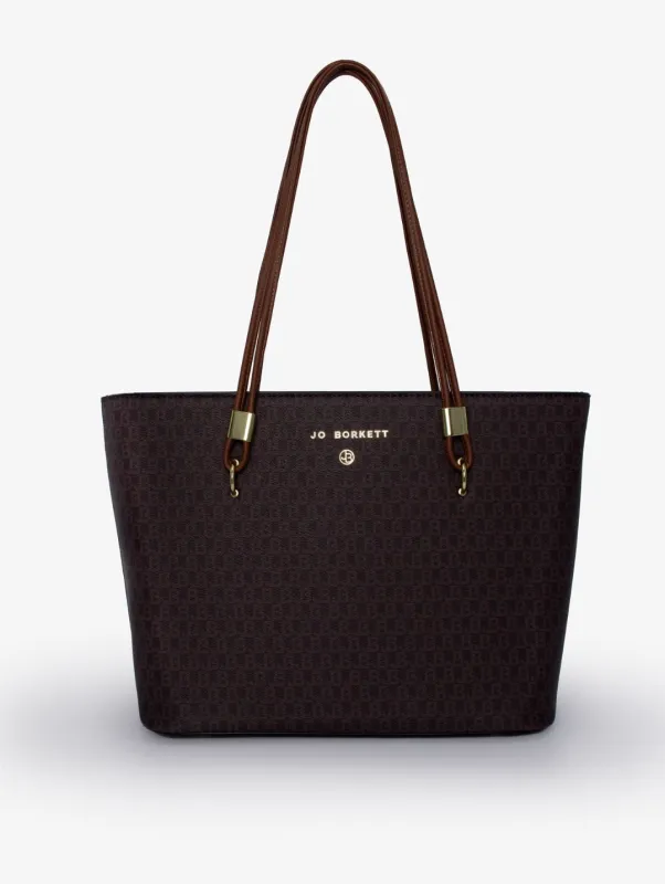 Kira Logo Shopper Bag - Brown sold by Edgars