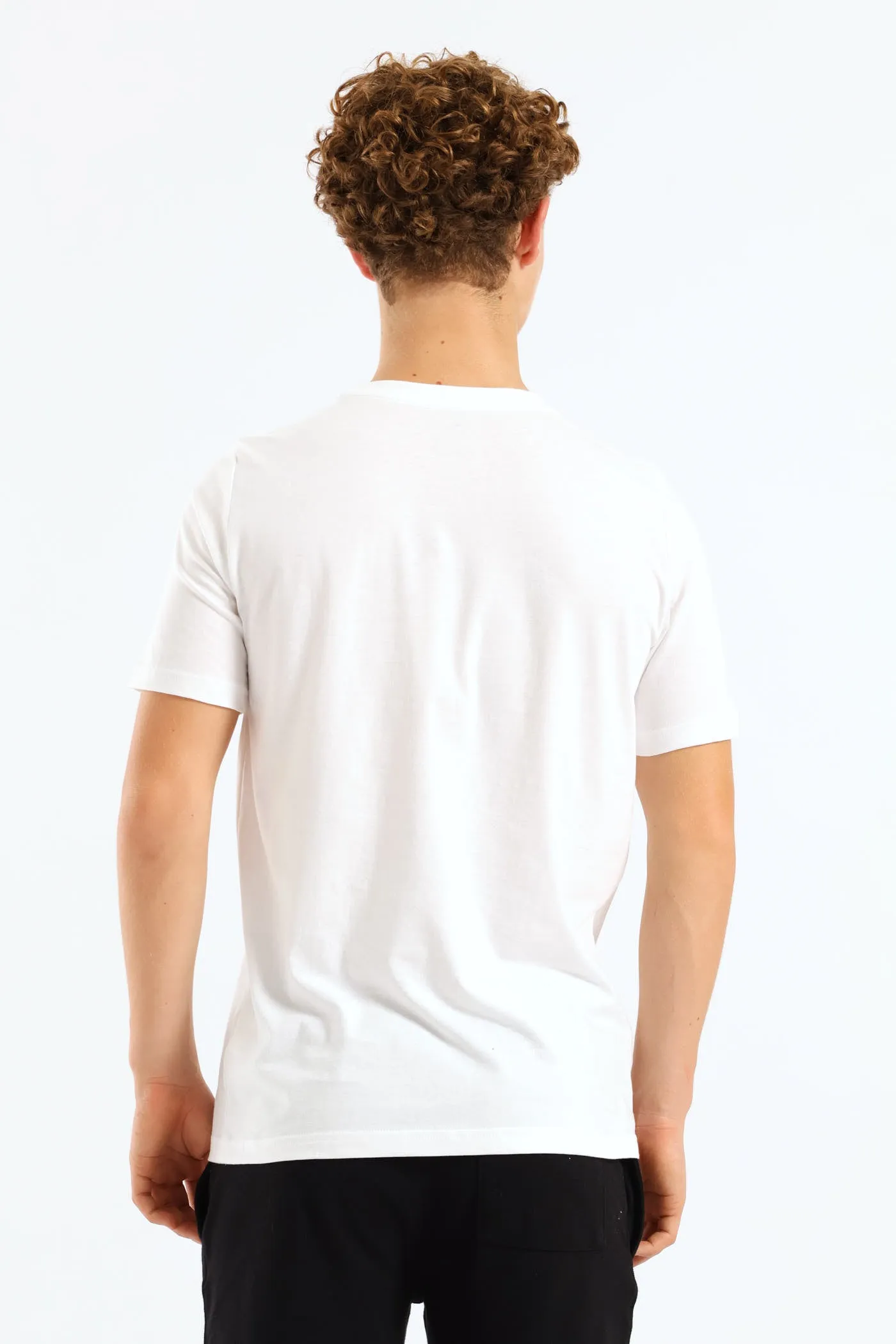 Boys No.1 Logo Tee - White/Blue sold by Edgars product image thumbnail 2