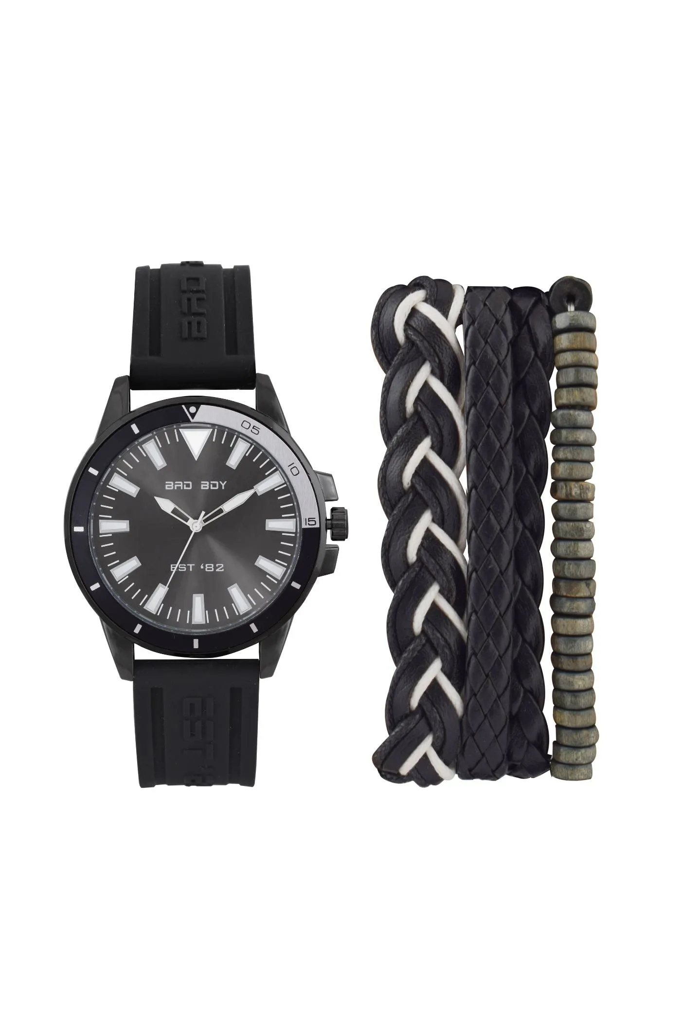 Drifter Watch & Bracelet Set - Black/Gunmetal sold by Edgars product image thumbnail 2