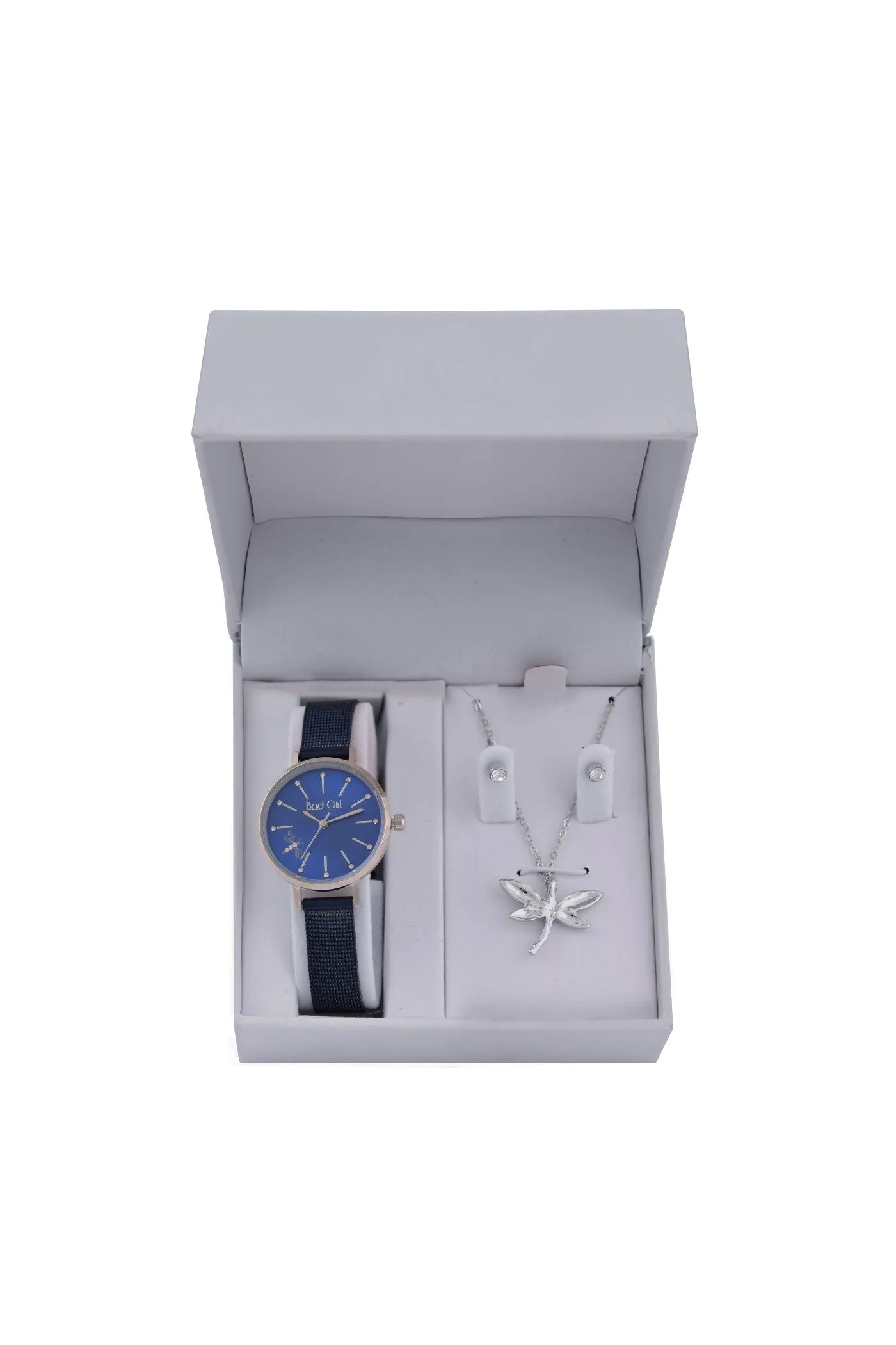 Jewellery & Wristlet Box Set - Navy sold by Edgars
