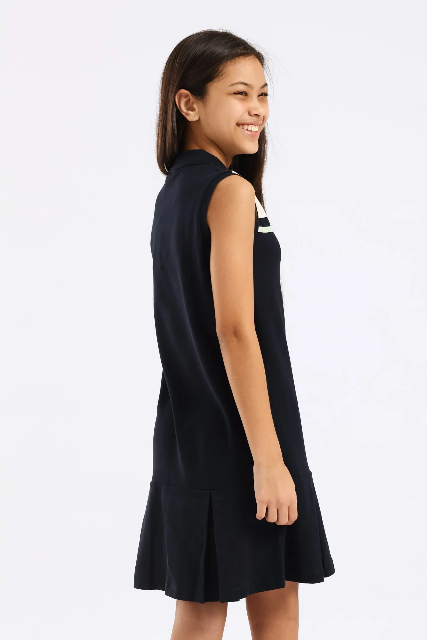 Girls Kerry Sleeveless Golfer Dress - Navy sold by Edgars product image thumbnail 4