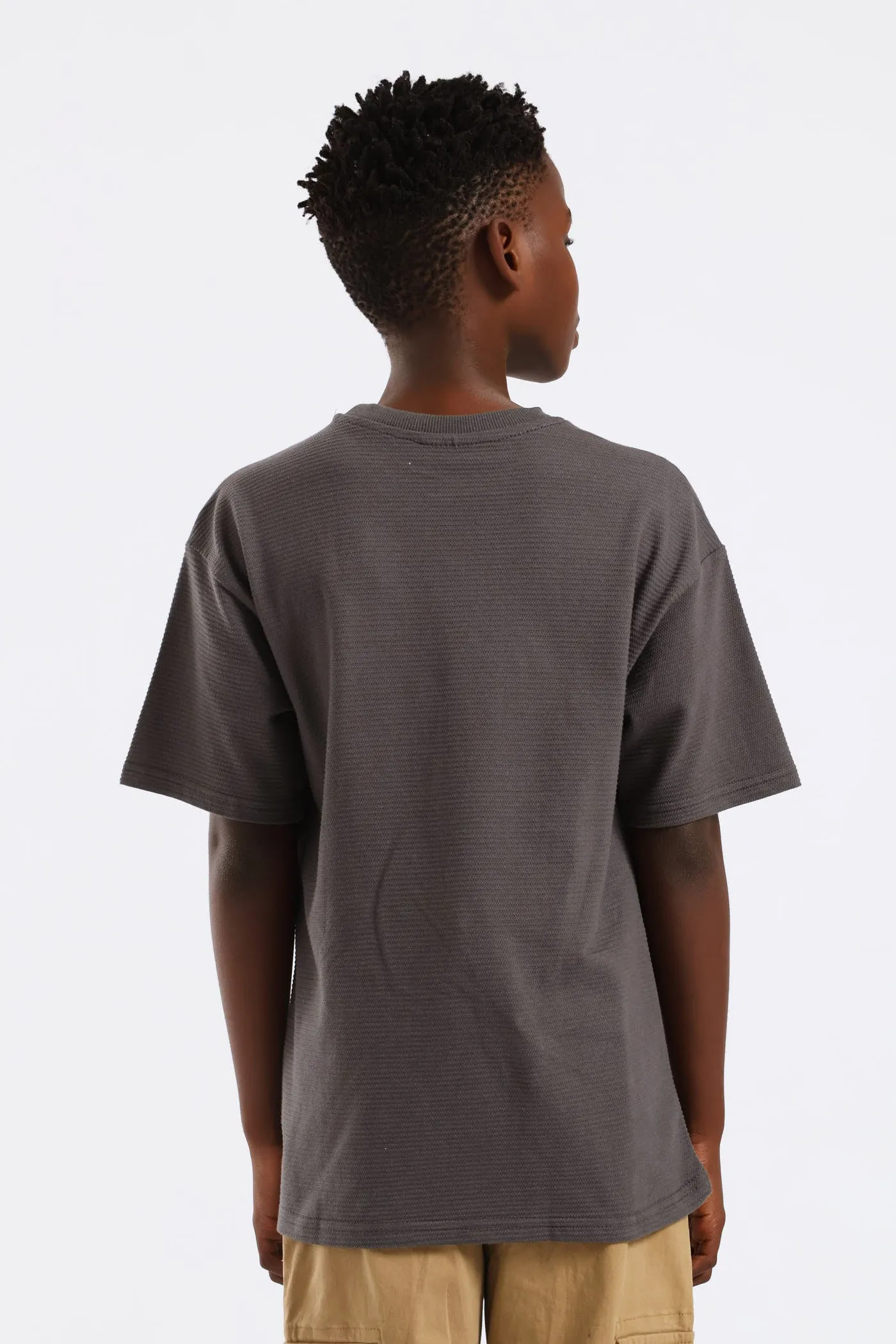 Boys Ottoman Oversized Tee - Charcoal sold by Edgars product image thumbnail 2