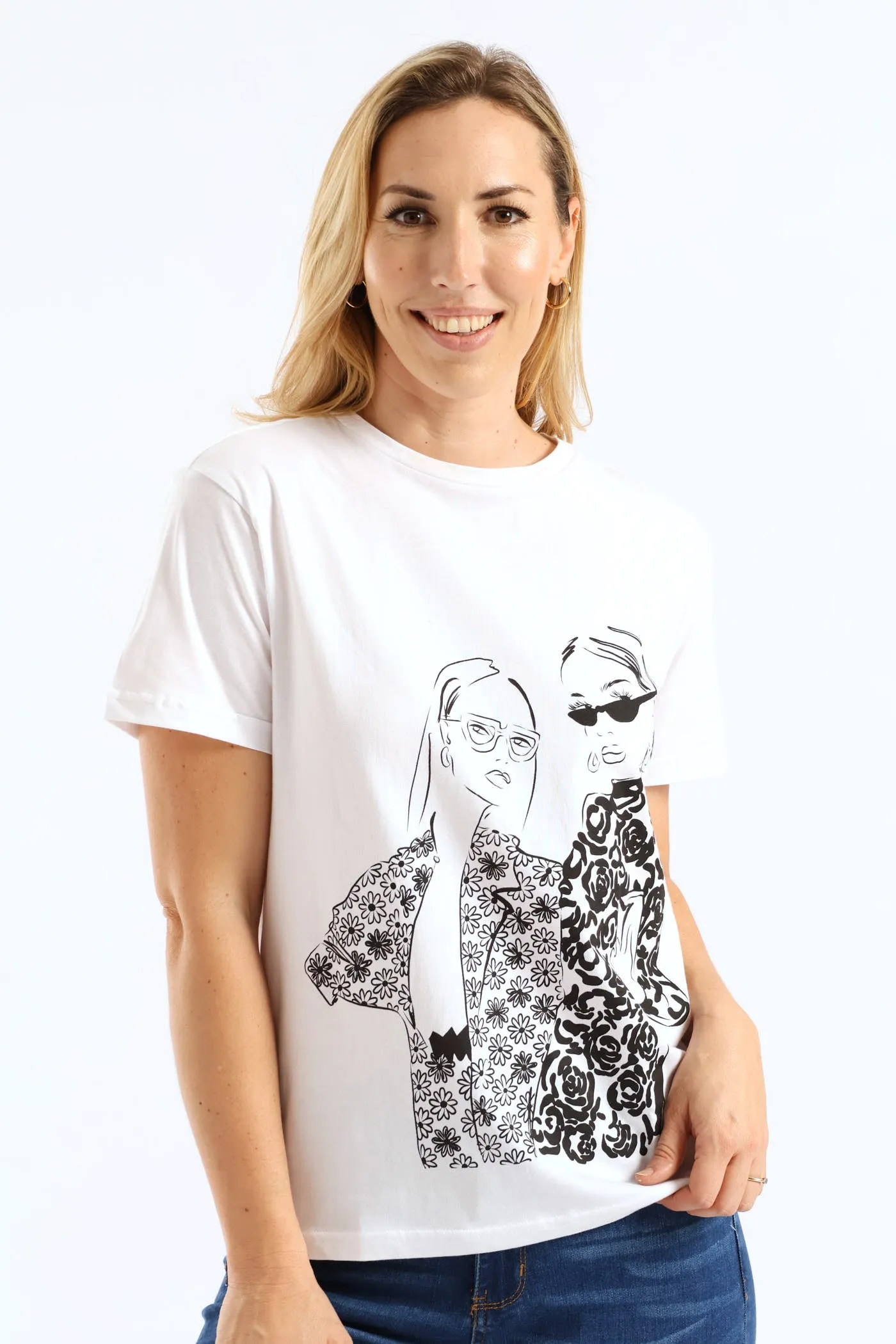Stylish Ladies Tee - White sold by Edgars