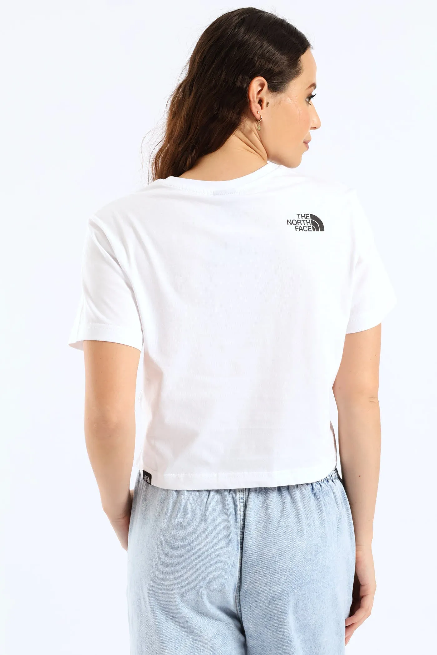 Simple Dome Cropped Slim Tee - White sold by Edgars product image thumbnail 4
