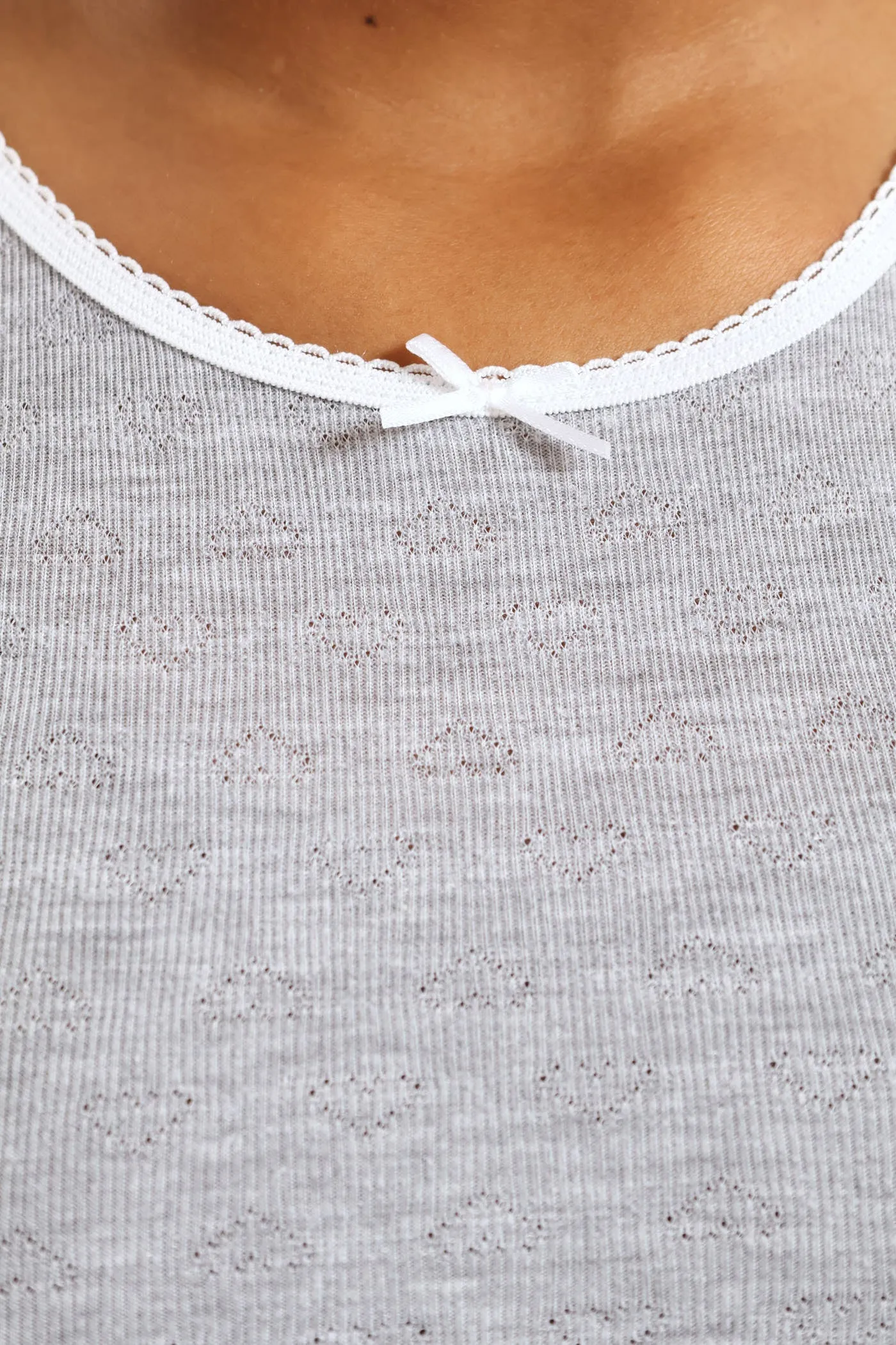 Girls 2 Pack Plain Short Sleeve Vest - Grey sold by Edgars product image thumbnail 5