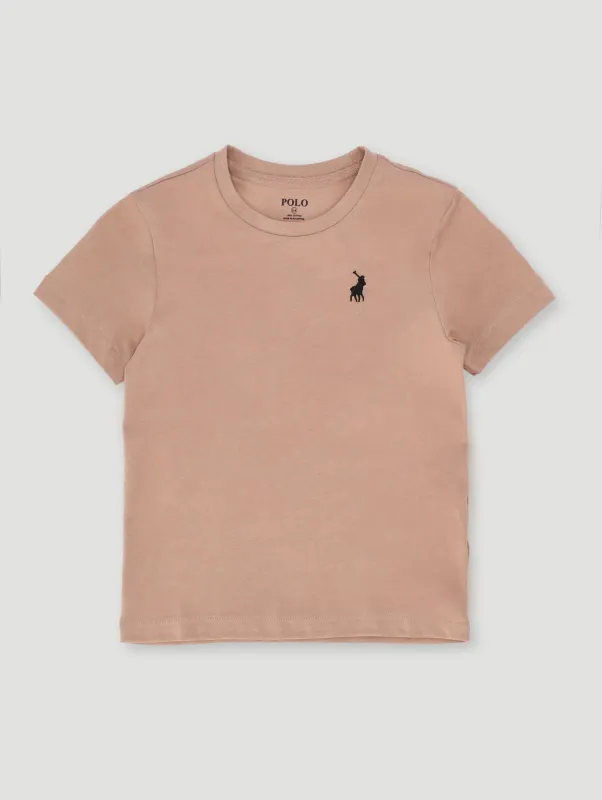 Boys Short Sleeve Rick Tee - Stone sold by Edgars