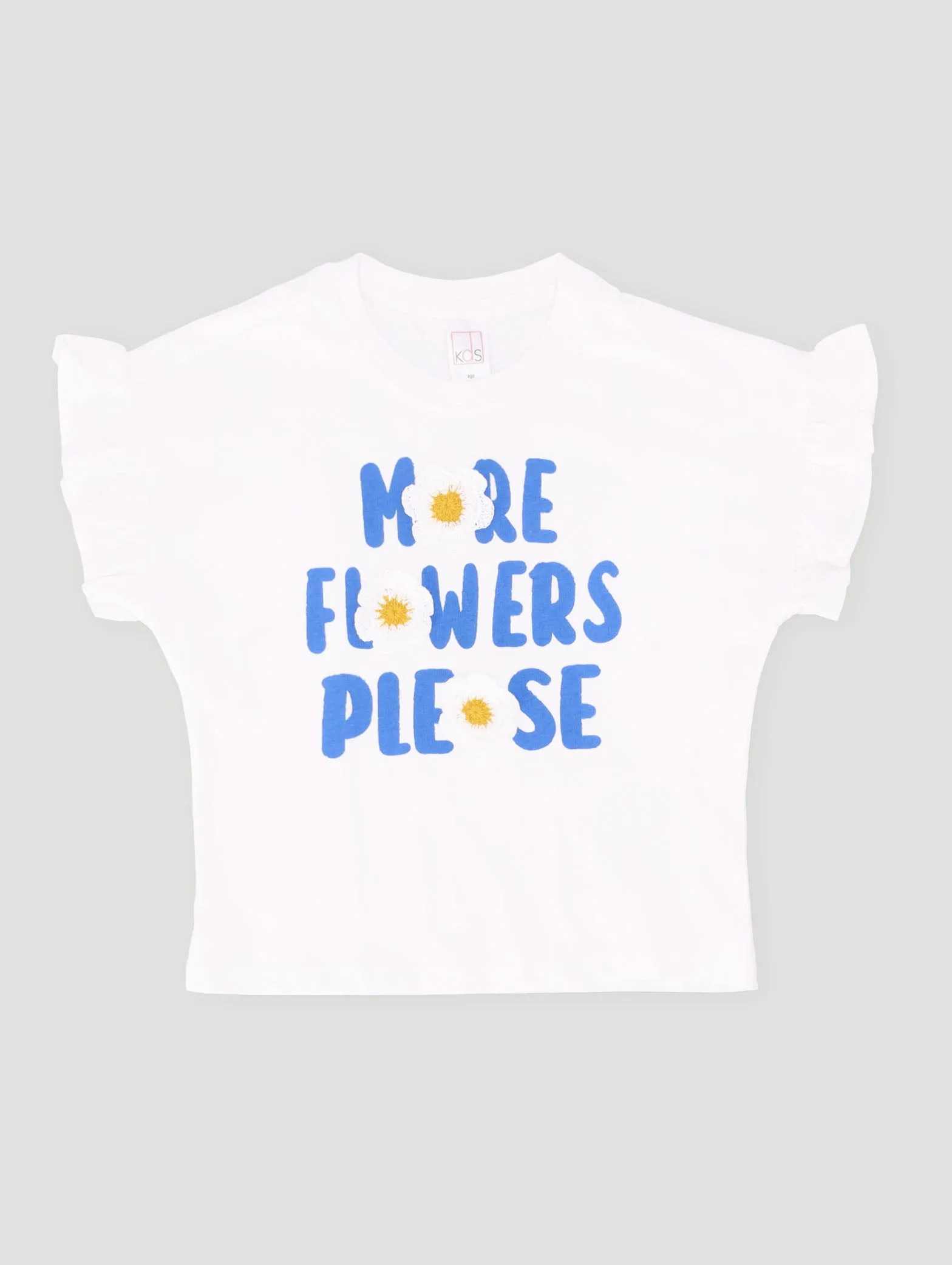 Pre-Girls More Flowers Crochet Top - Pink sold by Edgars