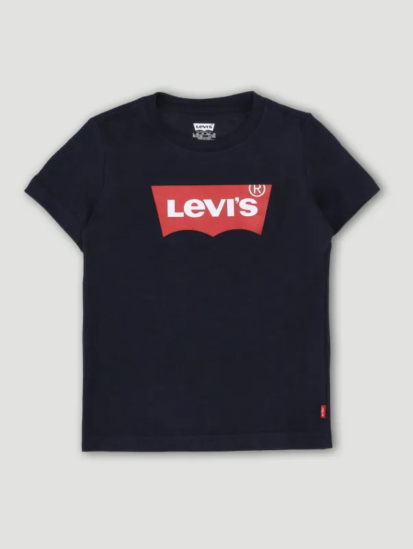 Pre-Boys Batwing Tee - Black sold by Edgars