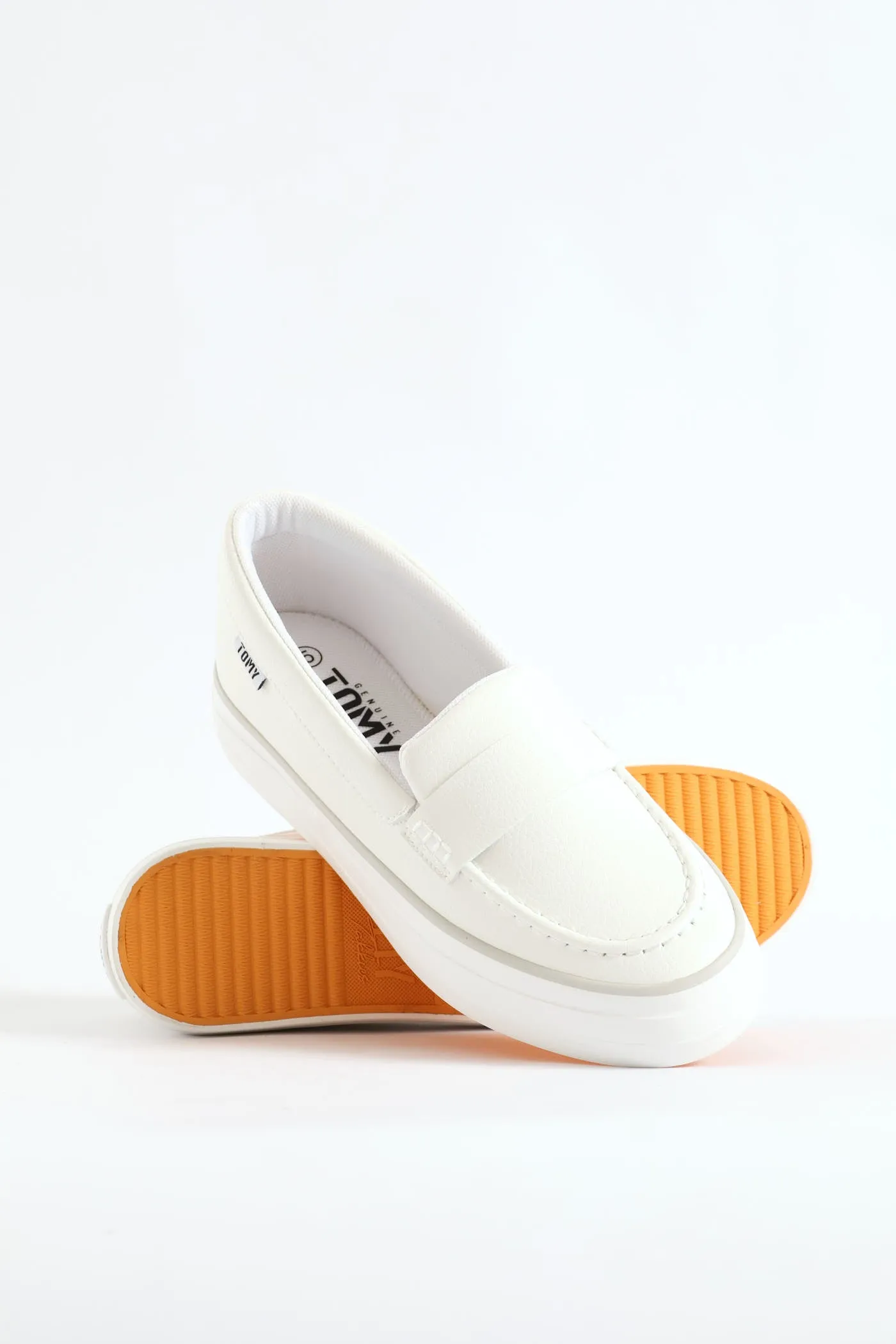 Arrow Loafer - White sold by Edgars