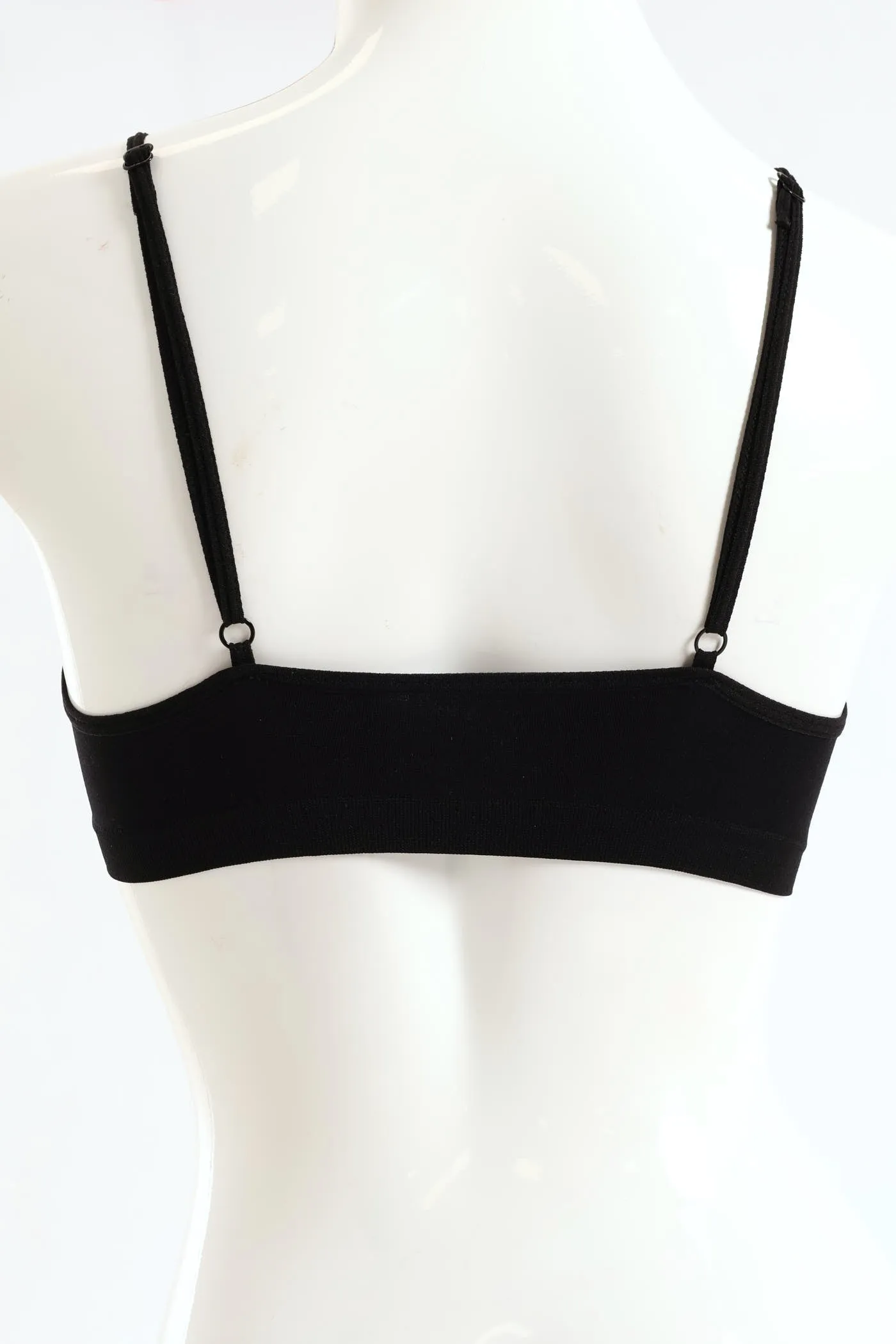 Girls 2 Pack Padded Bra - Black/Grey sold by Edgars product image thumbnail 5