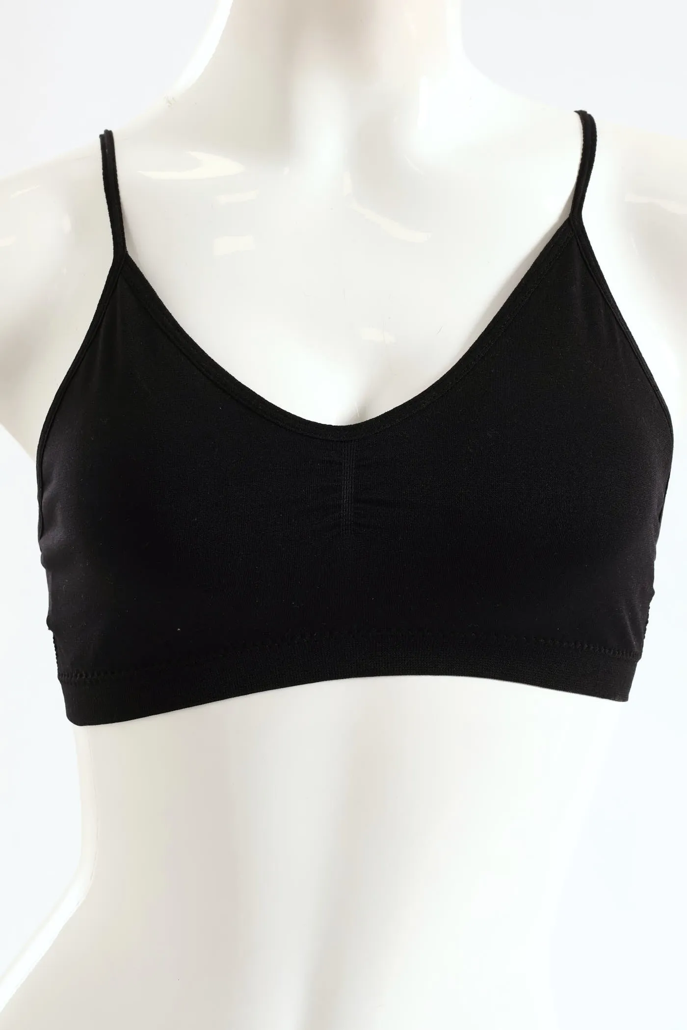 Girls 2 Pack Padded Bra - Black/Grey sold by Edgars