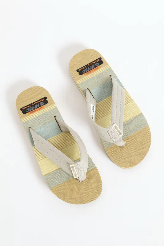 Nautical Thong Sandal - Taupe sold by Edgars