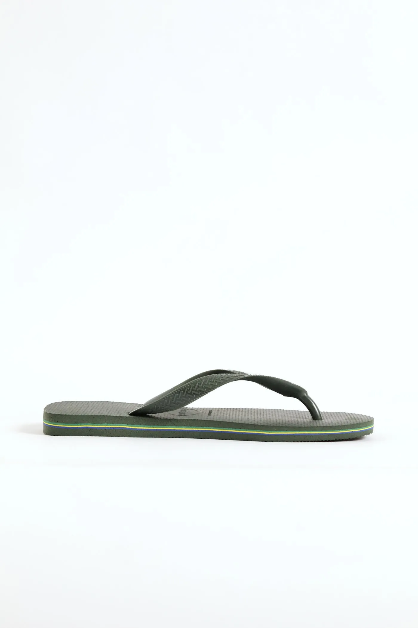 Brazil Logo & Word Flip Flop Sandal - Olive sold by Edgars product image thumbnail 3