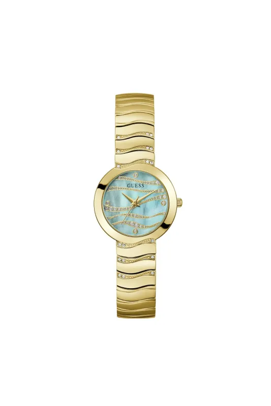 Laguna Green Round Dial Analog Watch - Gold sold by Edgars