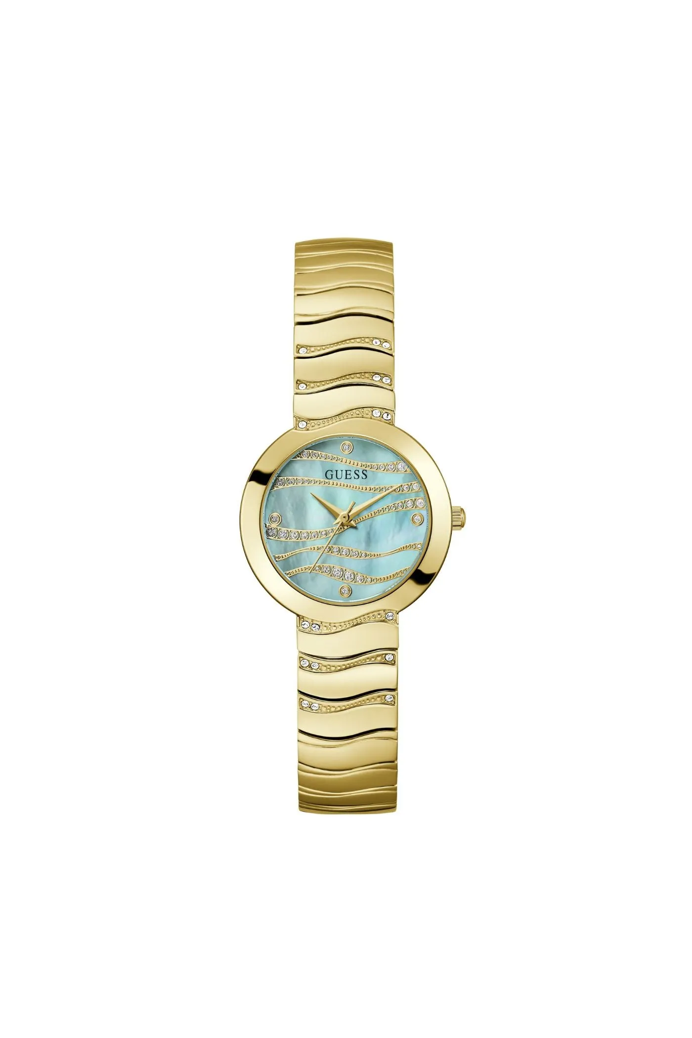 Laguna Green Round Dial Analog Watch - Gold sold by Edgars