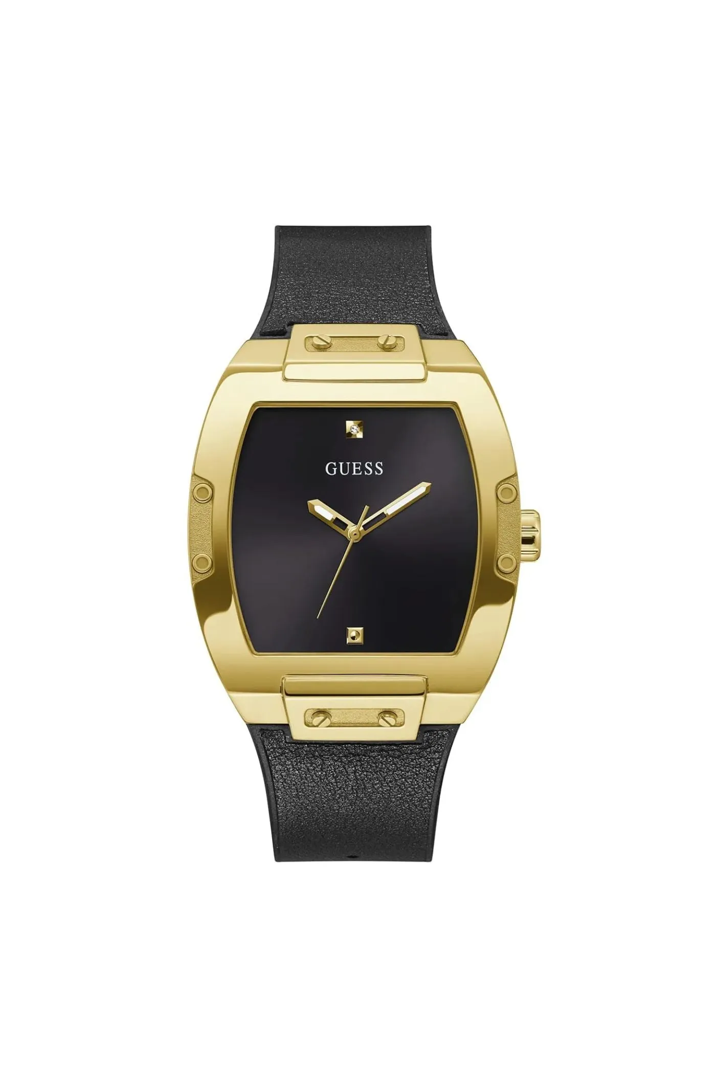 Gold Case Sun Black Diamond Dial Smooth Leather Strap Watch - Gold sold by Edgars product image thumbnail 5