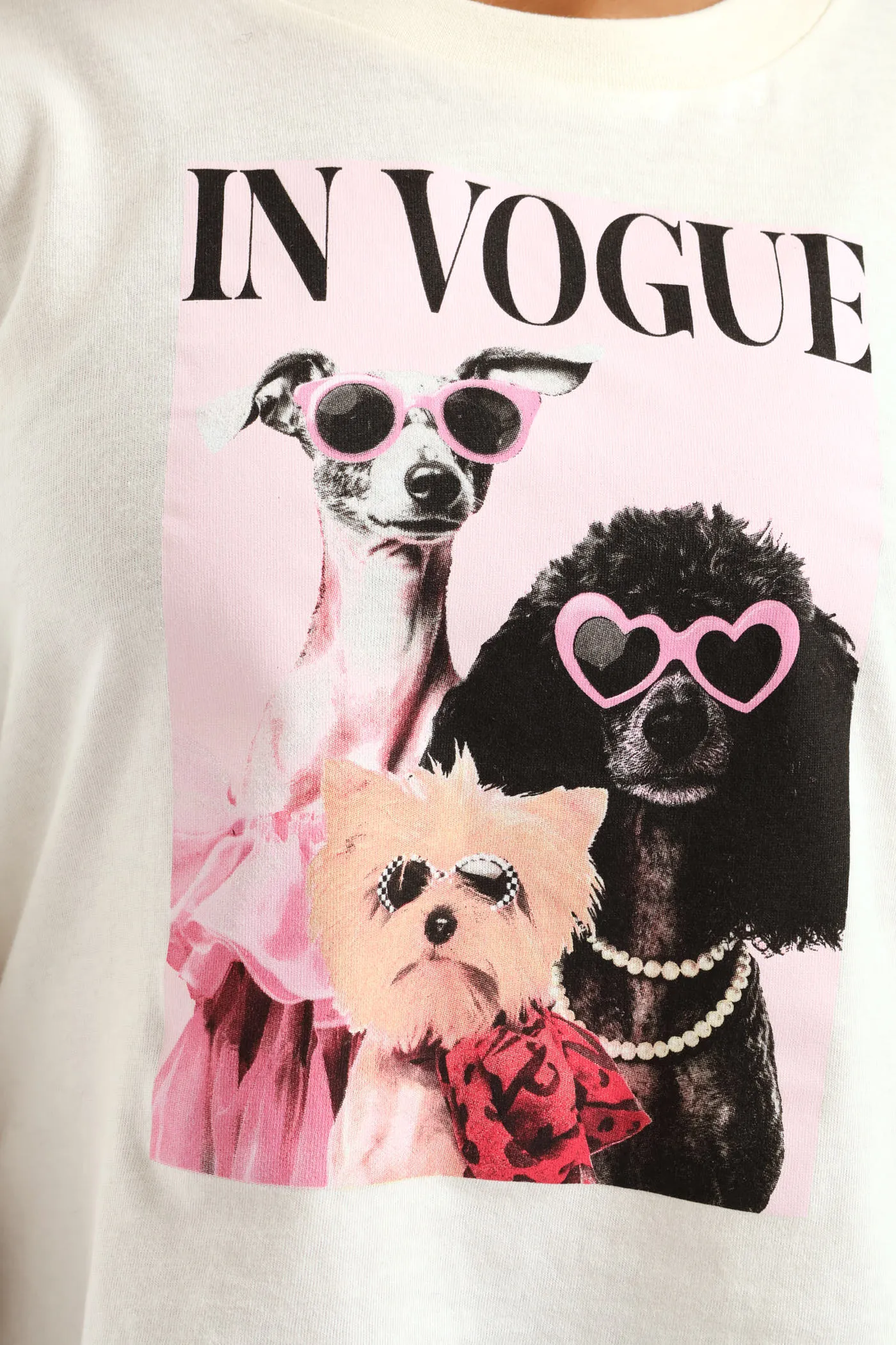 Girls In Vouge Doggie Tee - Cream sold by Edgars product image thumbnail 2