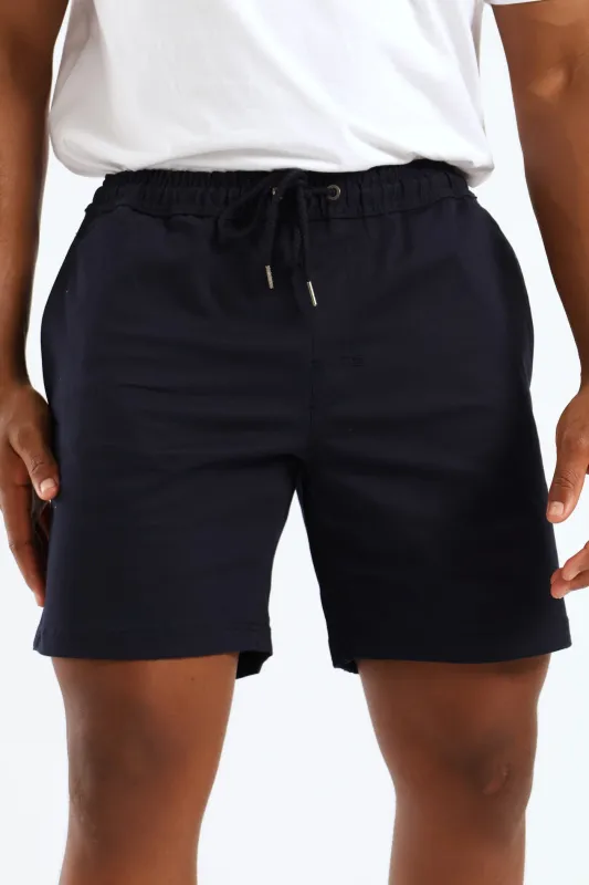 Elastic Short - Navy sold by Edgars